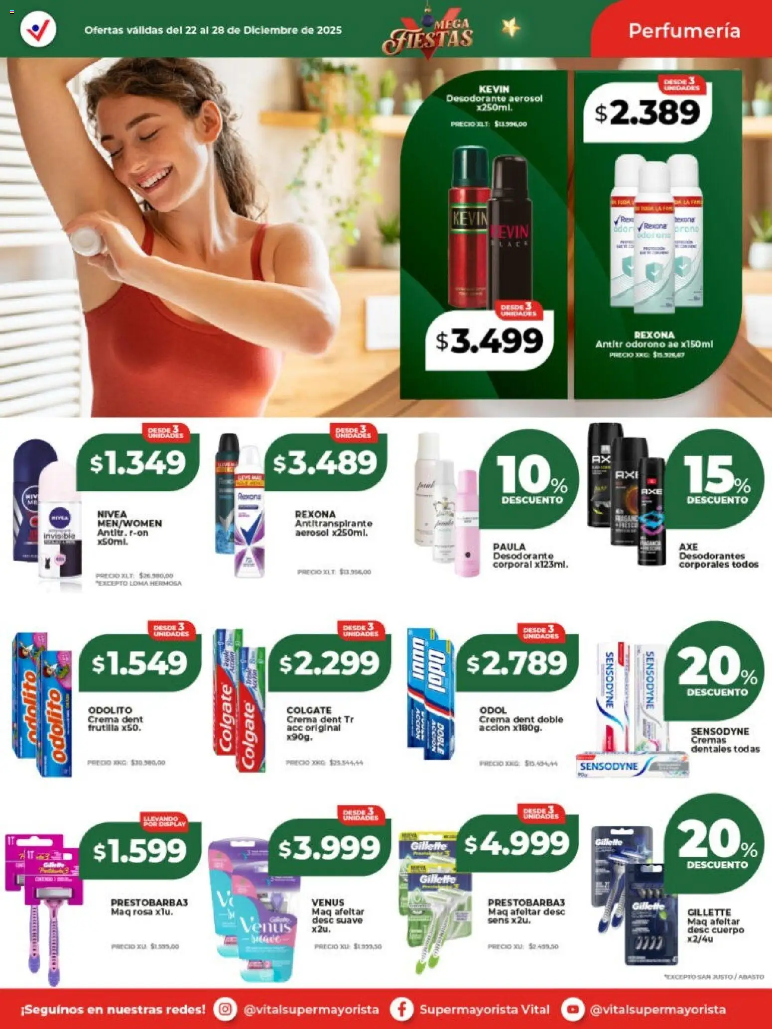 Vital - Ofertas - Posadas │ válido desde el 22.12.2025 | Página: 3 | Productos: Frutilla, Desodorante, Antitranspirante, Crema