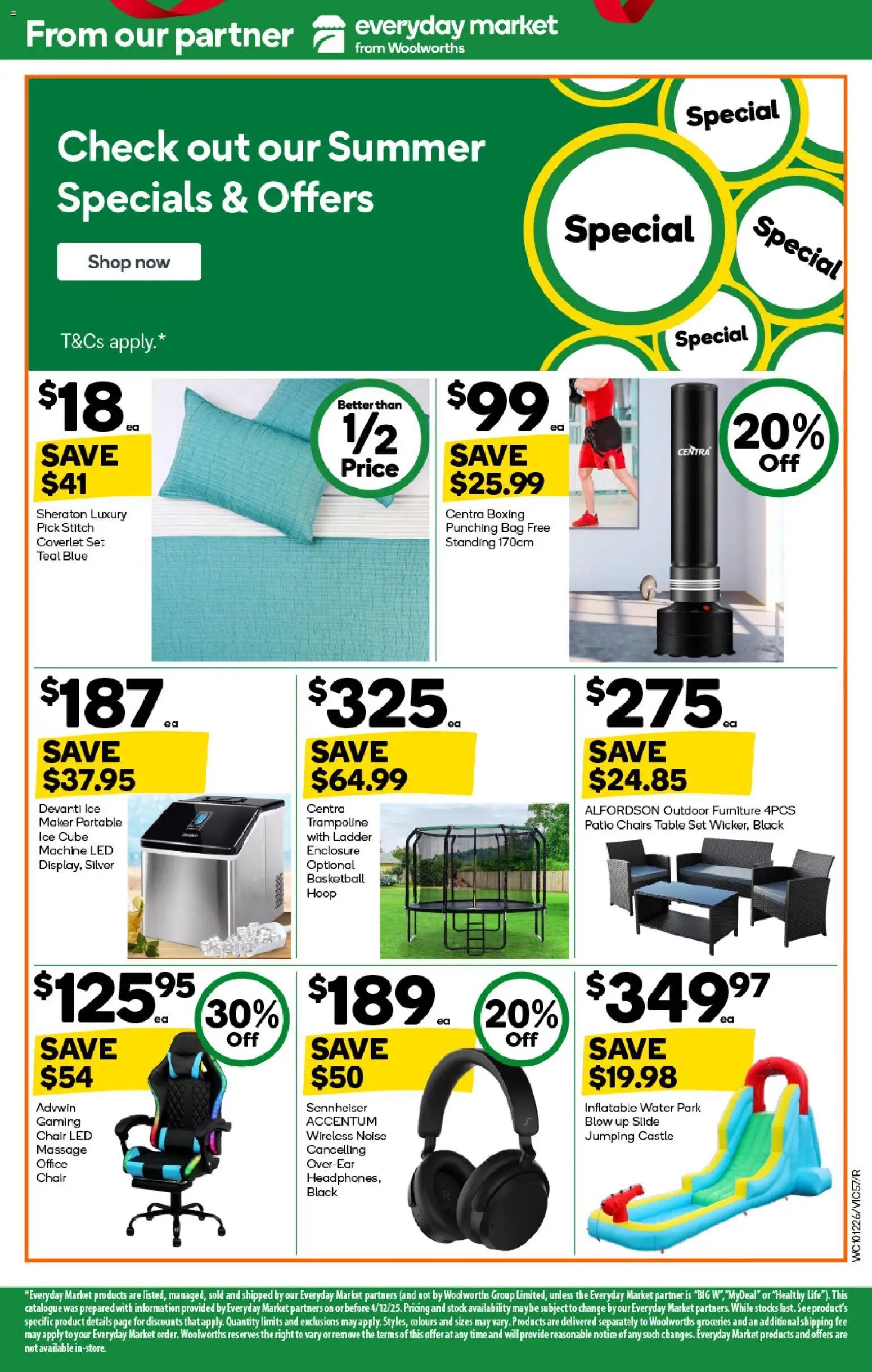 Woolworths catalogue - valid from 10.12.2025 | Page: 57 | Products: Table, Chair, Outdoor furniture, Portable
