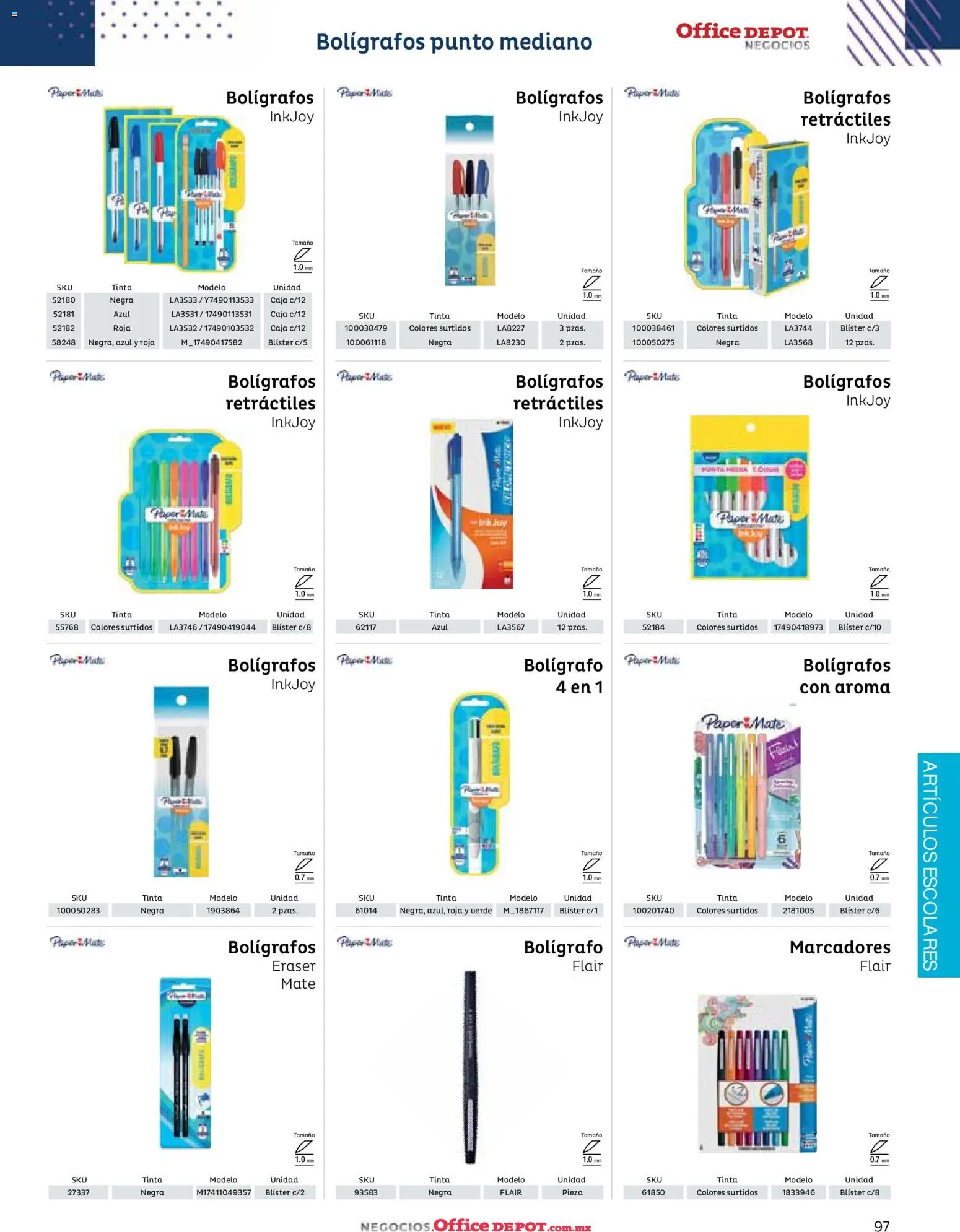 Nuevas ofertas de Office Depot válidas en toda la República Mexicana desde el 12.01.2026. ¡Encuentra las mejores ofertas en Office Depot catálogo 2026! | Página: 99 | Productos: Mate, Caja