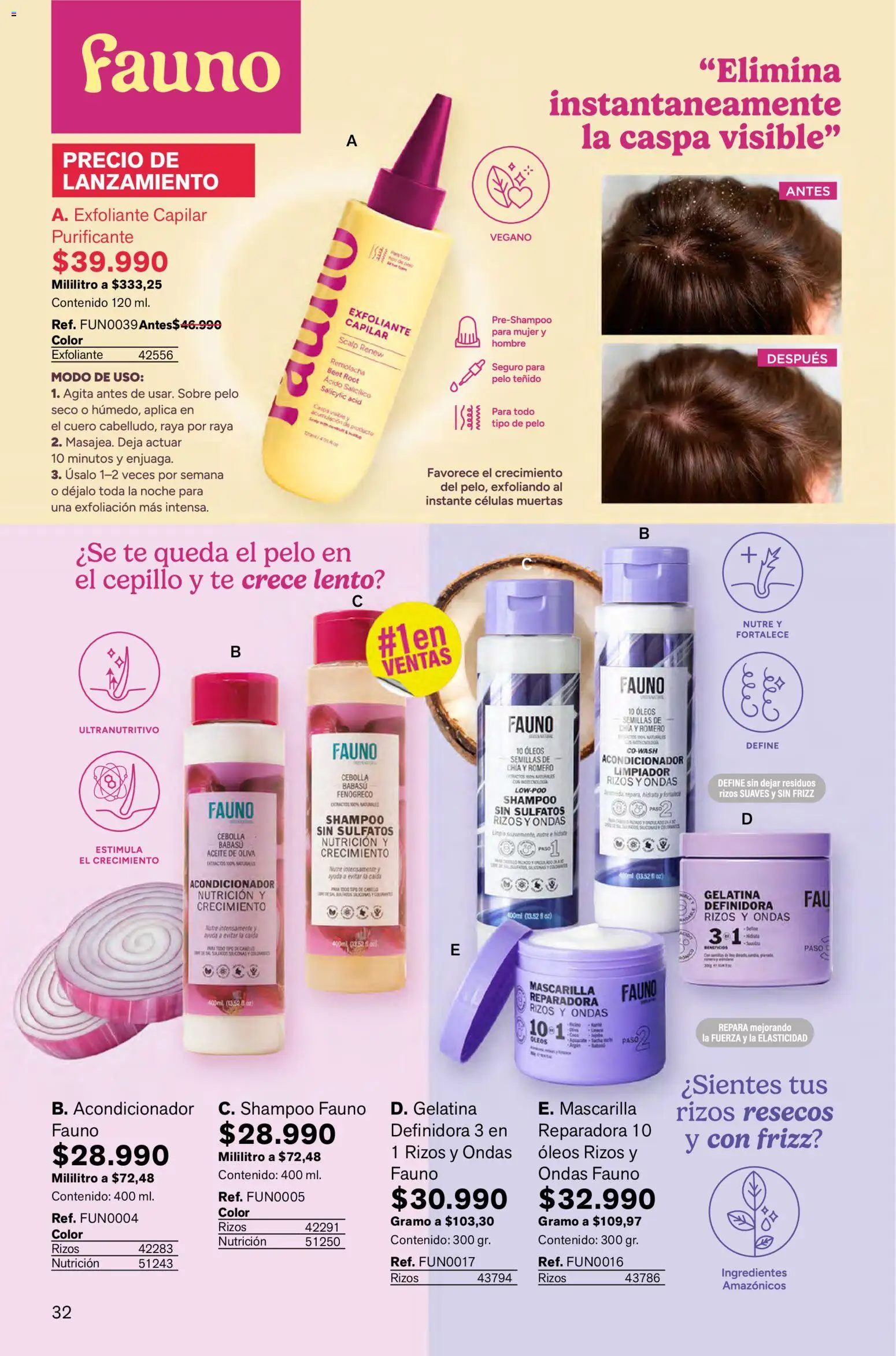 Leonisa revista - valida desde el 05.02.2026 | Página: 32 | Productos: Té, Shampoo, Sobre, Limpiador