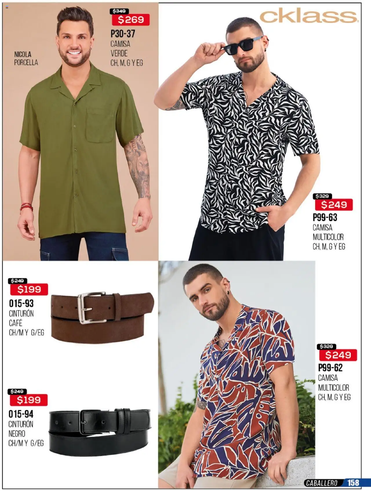 Nuevas ofertas de Cklass válidas en toda la República Mexicana desde el 30.05.2025. ¡Encuentra las mejores ofertas en Cklass catálogo Rebajas Ropa! | Página: 159 | Productos: Cinturón, Camisa, Café