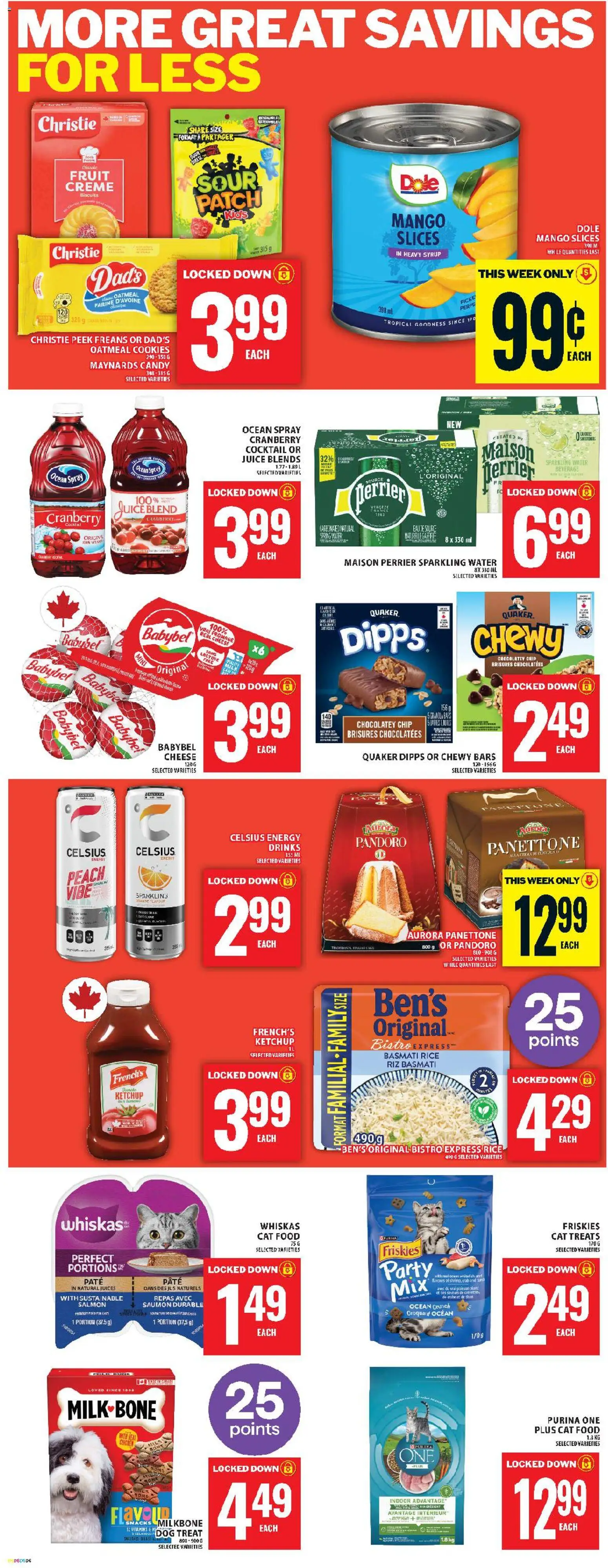 Food Basics flyer valid from 30.10.2025 | Page: 7 | Products: Rice, Milk, Cheese, Juice