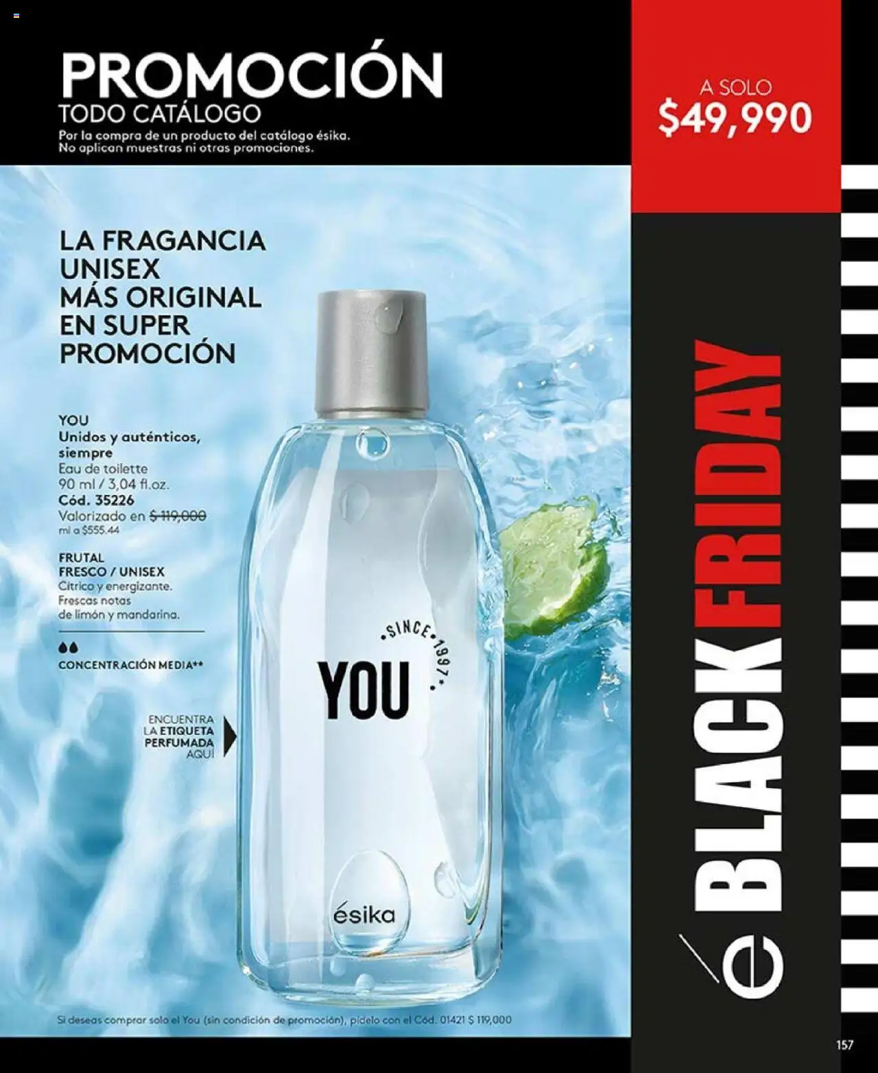 Ésika revista - valida desde el 14.10.2025 | Página: 169 | Productos: Limón, Fragancia, Eau de toilette