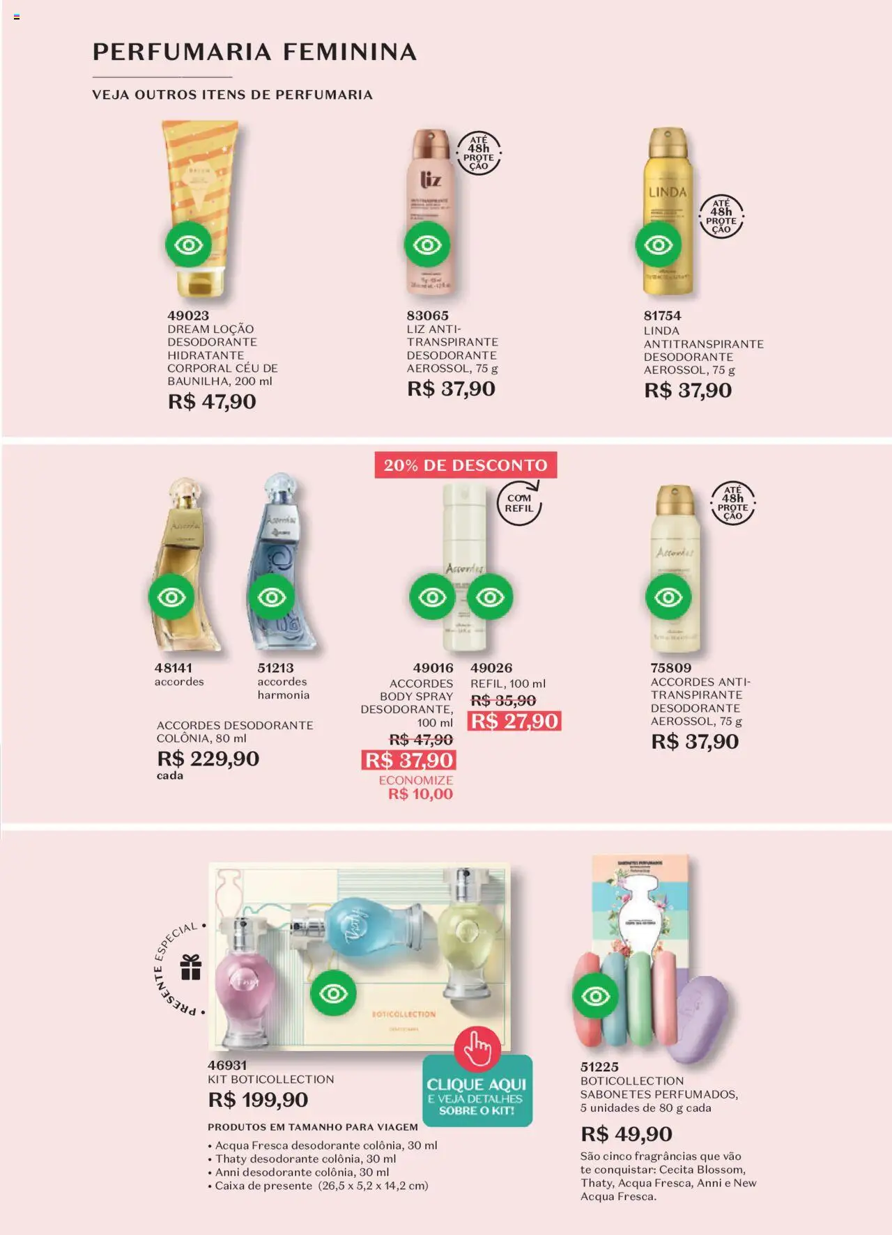 O Boticário Folheto - válido de 11.08.2025 | Página: 83 | Produtos: Desodorante, Caixa, Body
