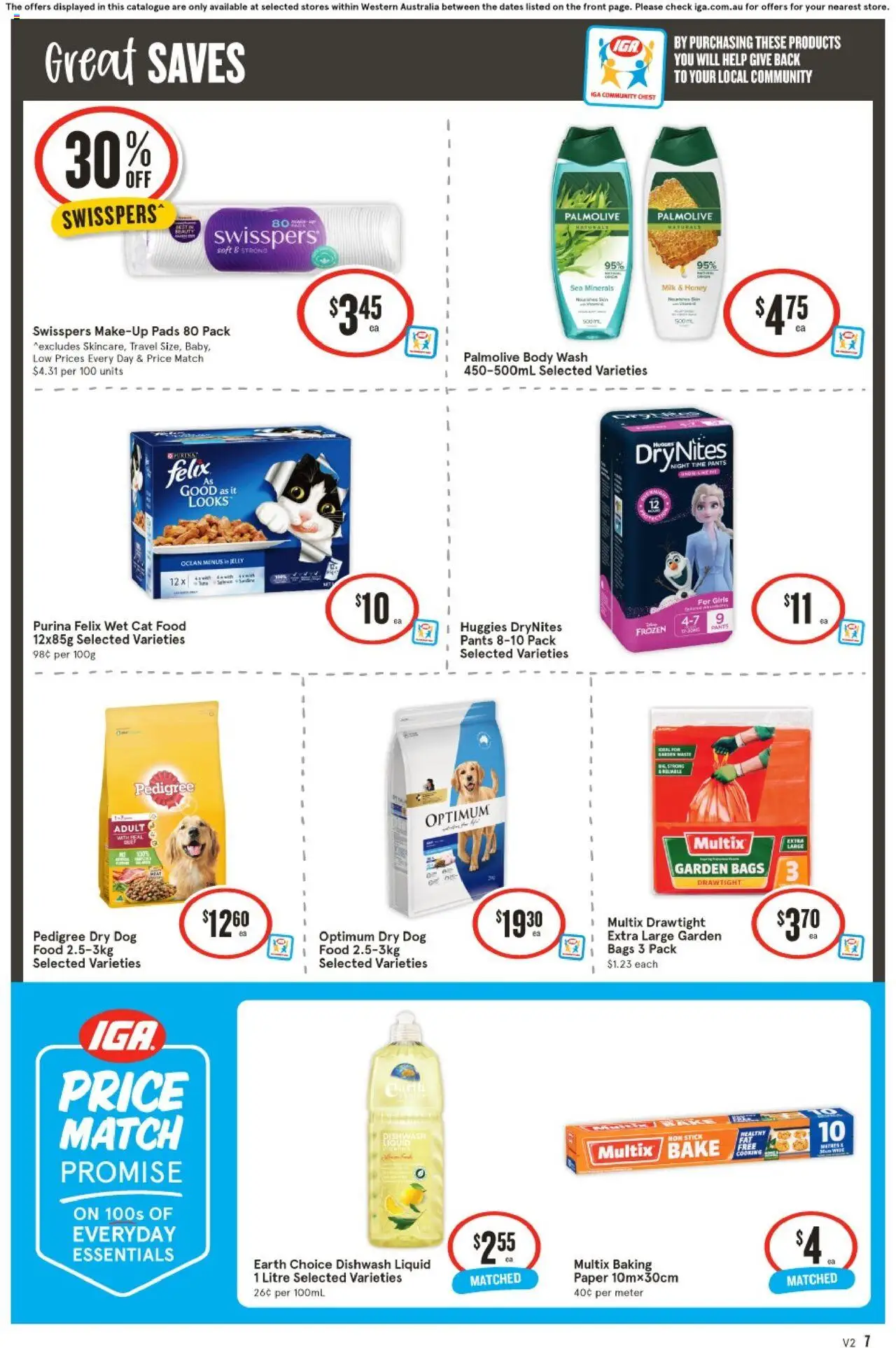 IGA catalogue - valid from 13.08.2025 | Page: 7 | Products: Honey, Makeup, Dog food, Pants