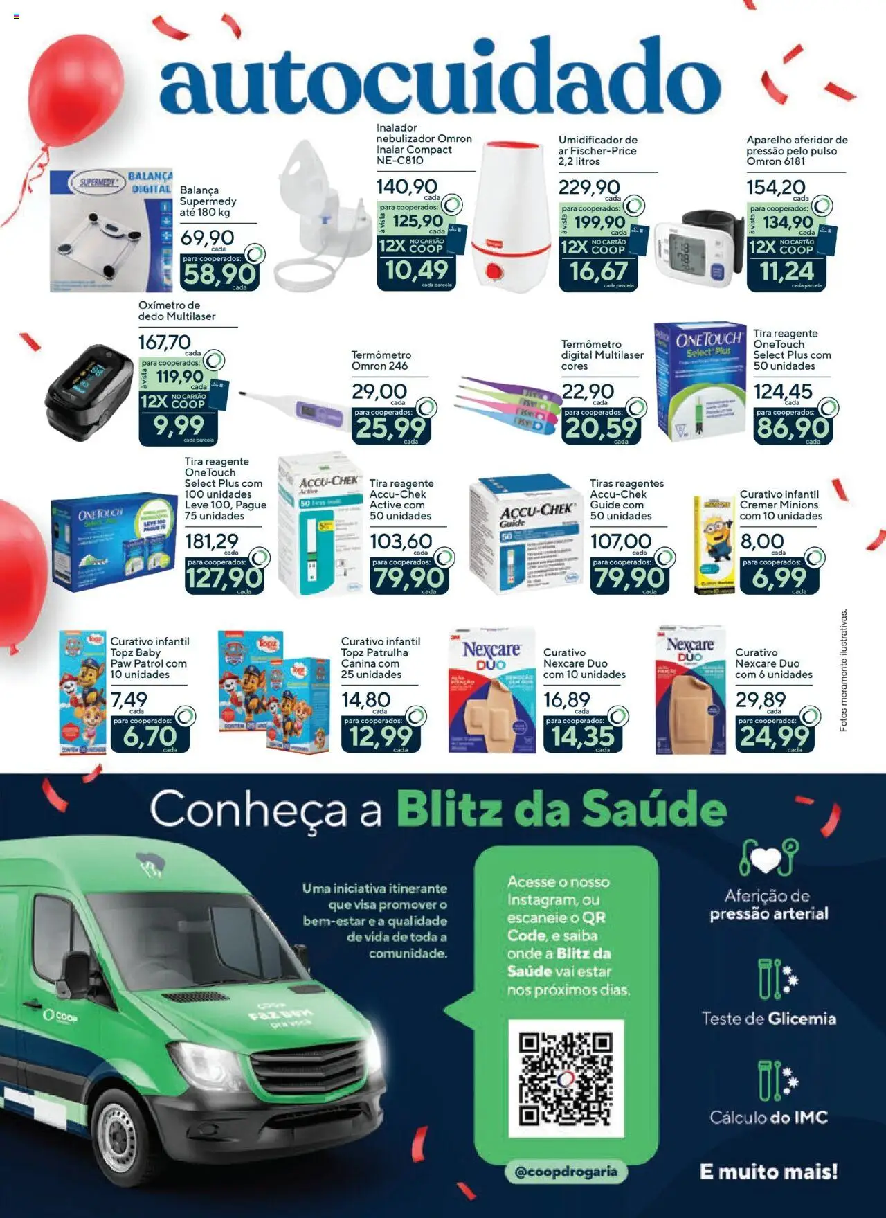 Coop Folheto - válido de 03.10.2025 | Página: 9 | Produtos: Termômetro, Balança, Nebulizador, Umidificador
