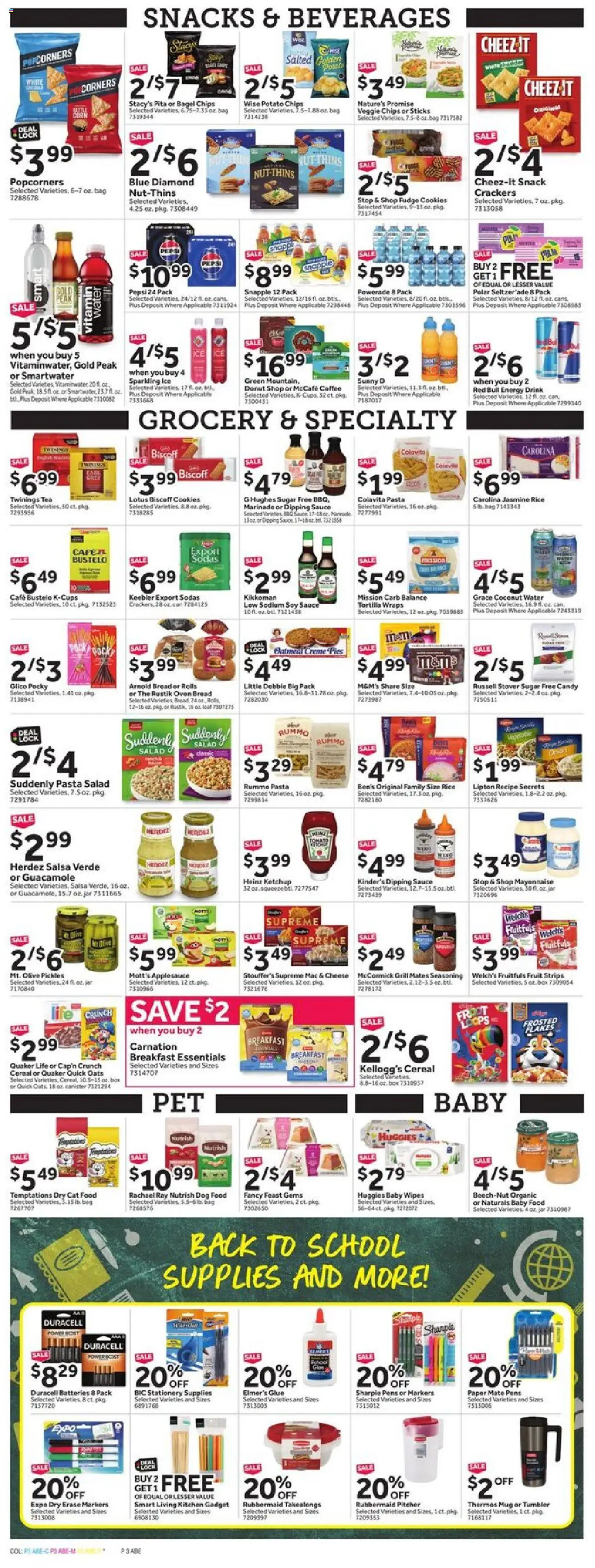 Stop & Shop Weekly Circular - CT - valid from 01.08.2025 | Page: 5 | Products: Kale, Pasta, Water, Oven
