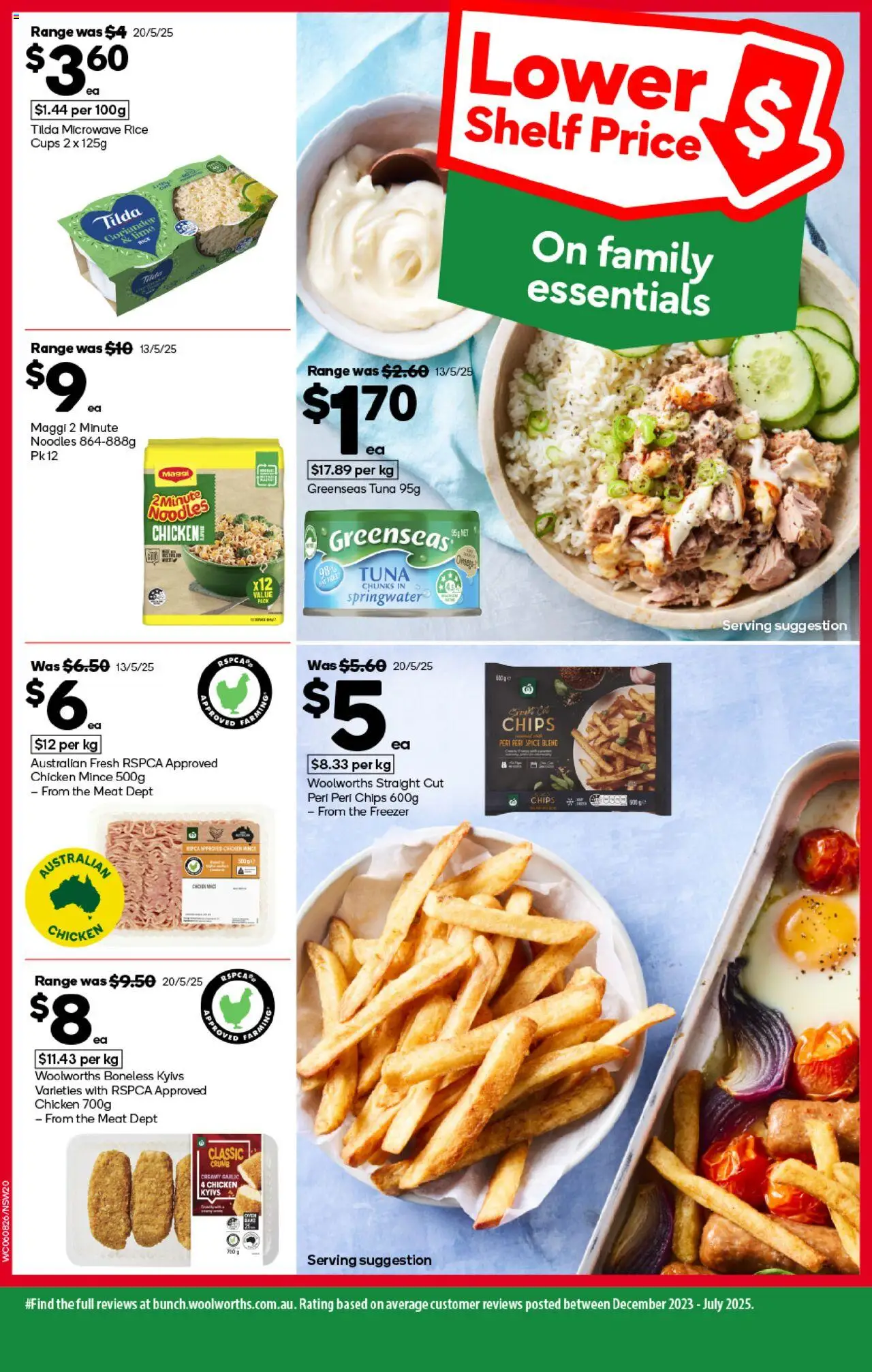 Woolworths catalogue - valid from 06.08.2025 | Page: 20 | Products: Meat, Chips, Garlic, Tuna