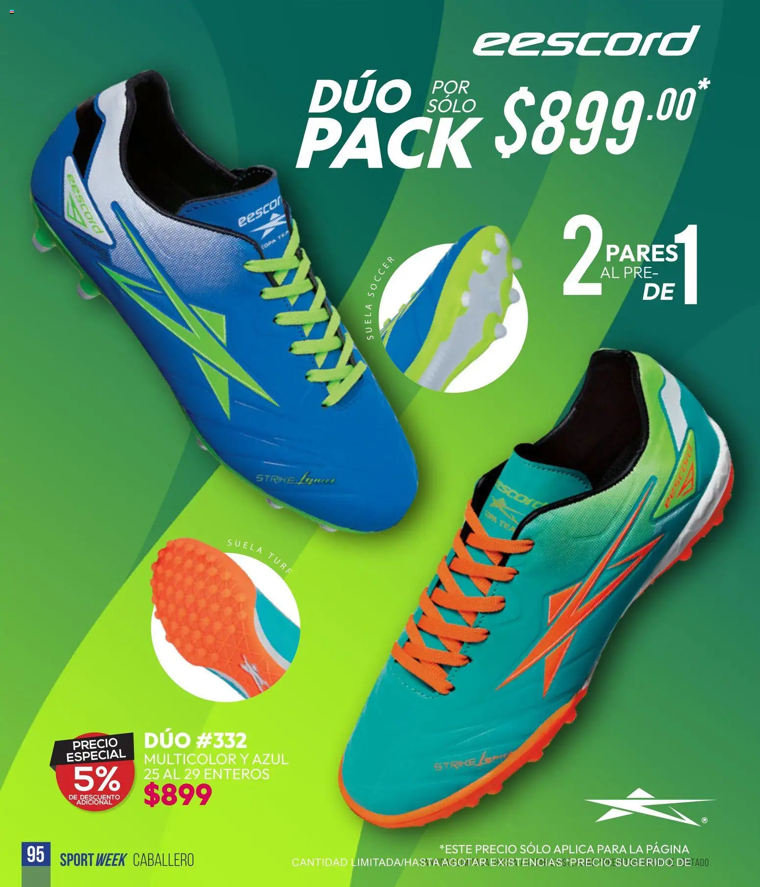 Nuevas ofertas de Cklass válidas en toda la República Mexicana desde el 28.04.2026. ¡Encuentra las mejores ofertas en Cklass catálogo Sportweek! | Página: 210