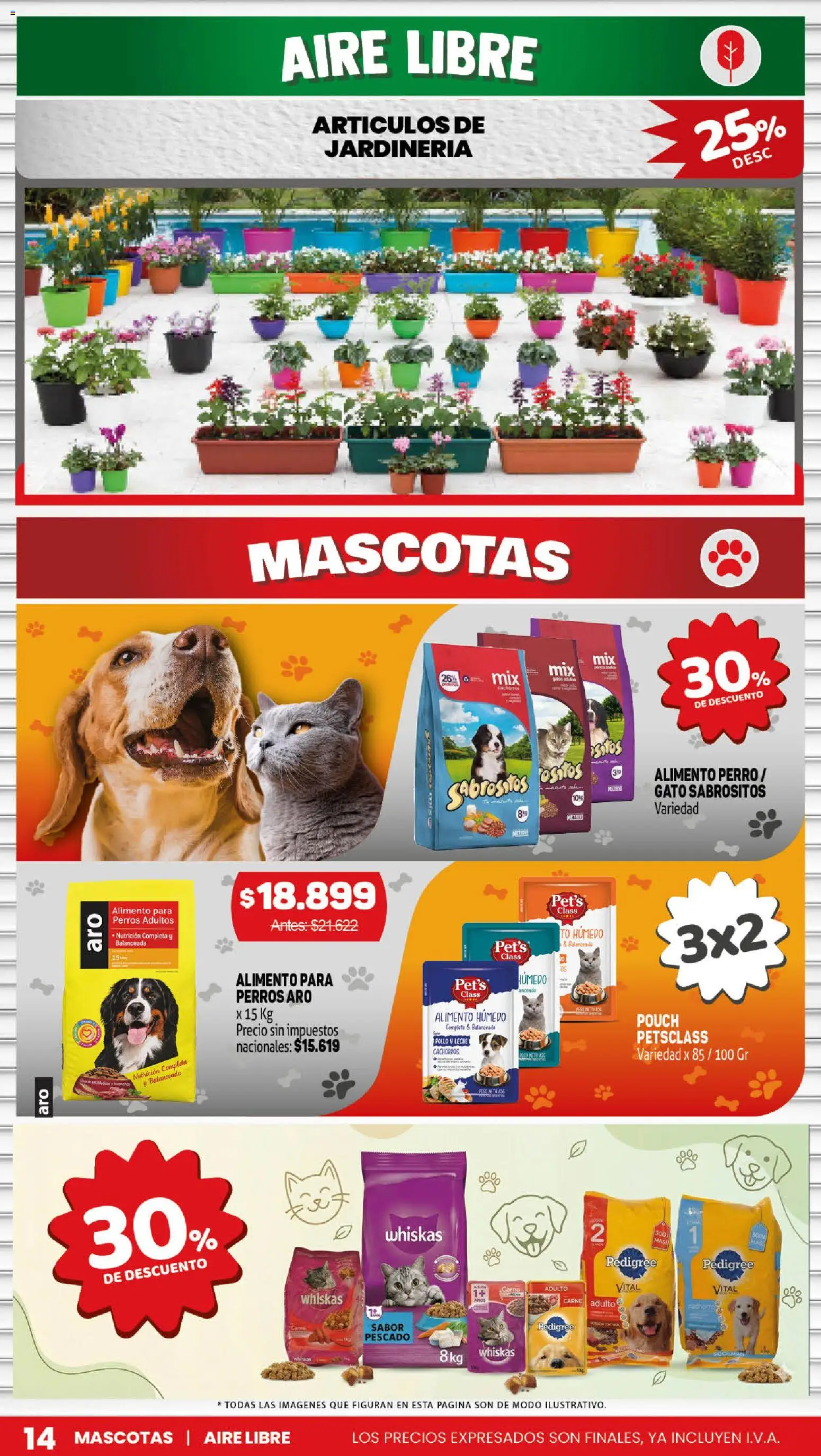 Makro ofertas │ válido desde el 02.04.2026 | Página: 14 | Productos: Pollo, Pescado, Leche
