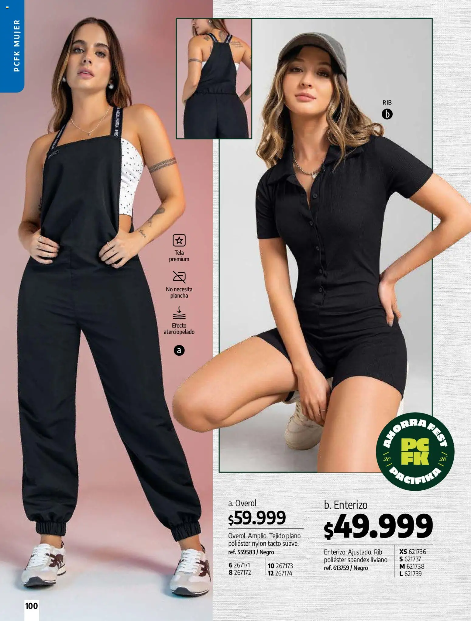 Pacifika revista - valida desde el 01.02.2026 | Página: 100 | Productos: Plancha, Overol, Enterizo