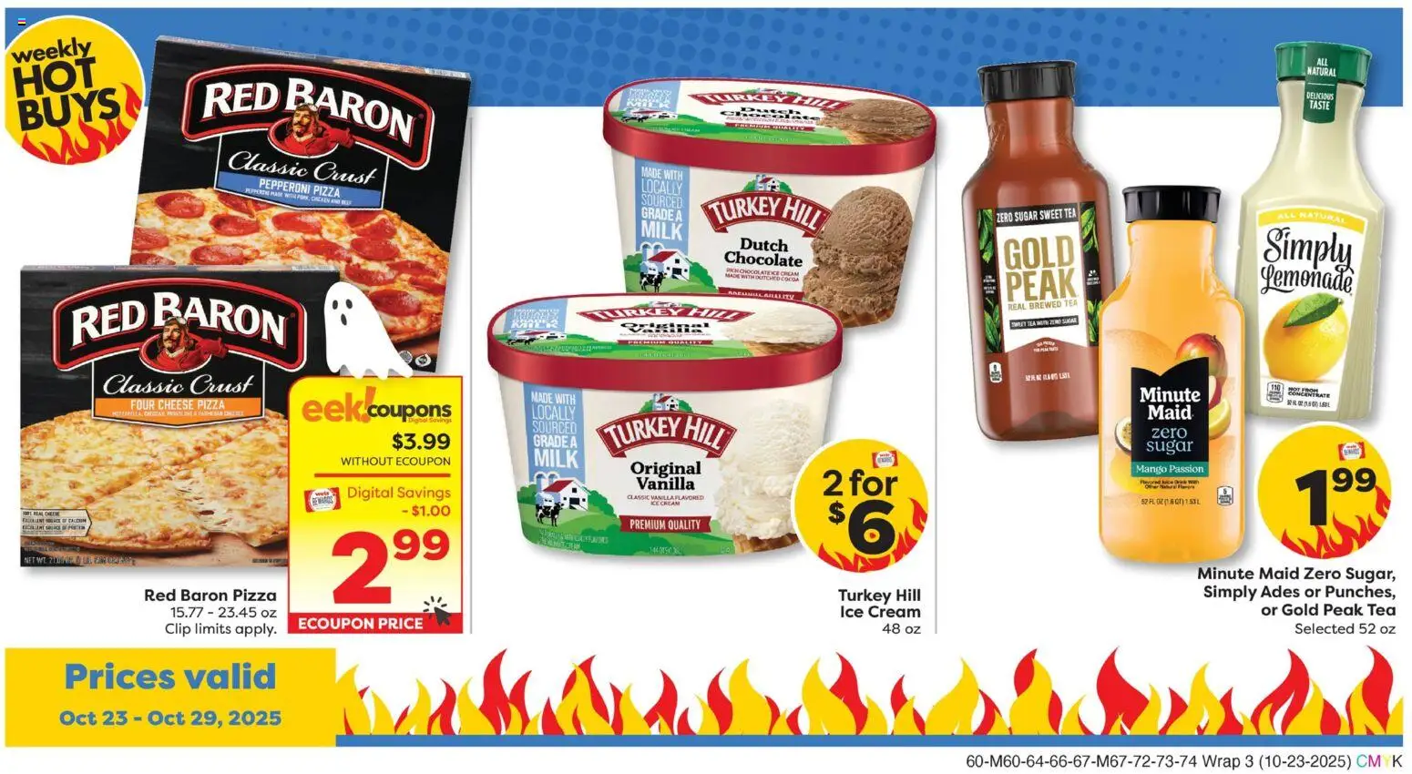 Weis Weekly Circular - NY - valid from 23.10.2025 | Page: 3 | Products: Chocolate, Pizza, Cream, Mango