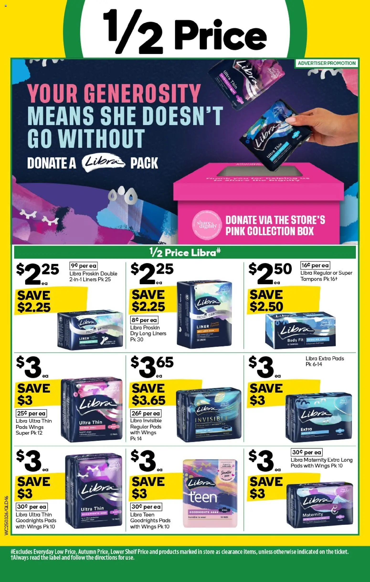 Woolworths catalogue - valid from 25.03.2026 | Page: 46 | Products: Shelf, Box, Tampons