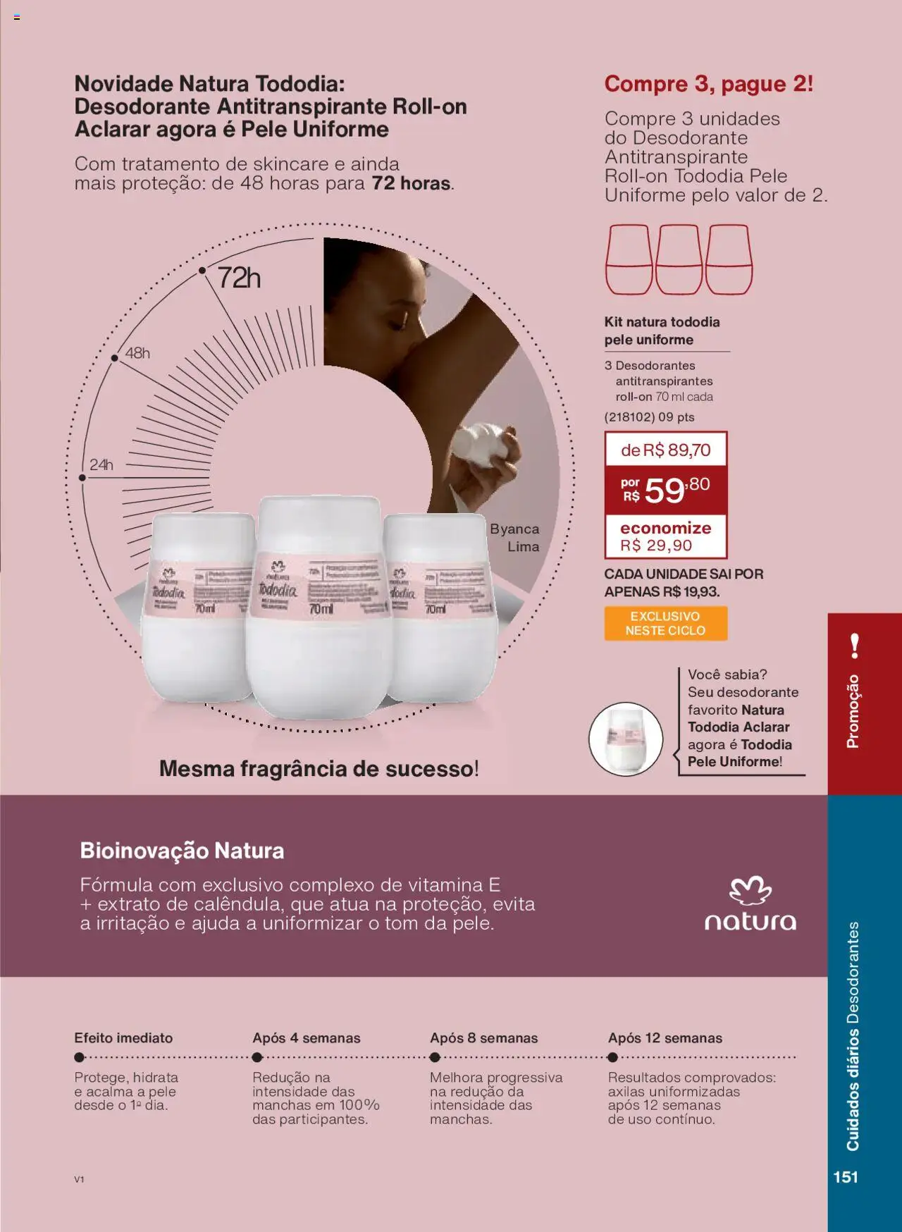 Natura Folheto - válido de 18.08.2025 | Página: 151 | Produtos: Fragrância, Desodorante