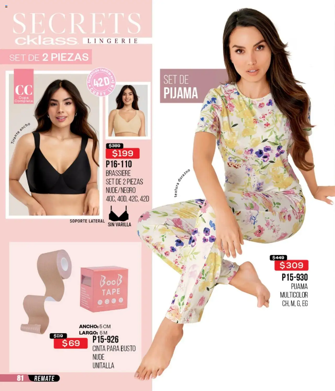 Nuevas ofertas de Cklass válidas en toda la República Mexicana desde el 13.08.2025. ¡Encuentra las mejores ofertas en Cklass - Catálogo Remate Total Calzado! | Página: 265 | Productos: Durazno, Pijama, Cinta