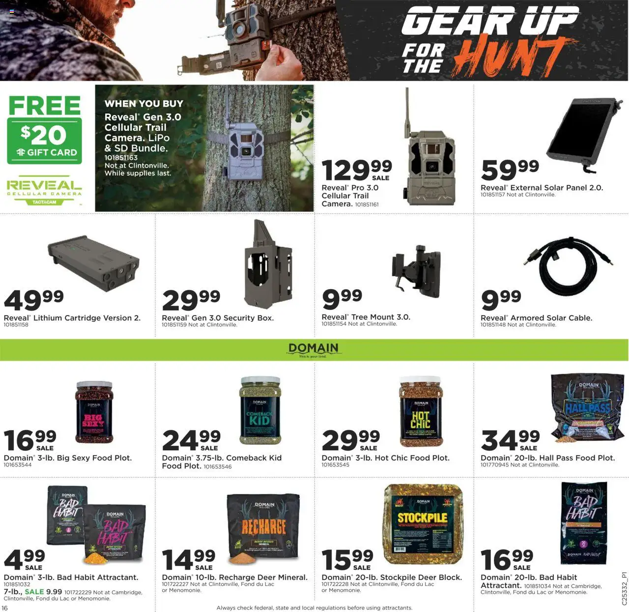 Mills Fleet Farm Gear Up For the Hunt - valid from 14.08.2025 | Page: 16 | Products: Camera