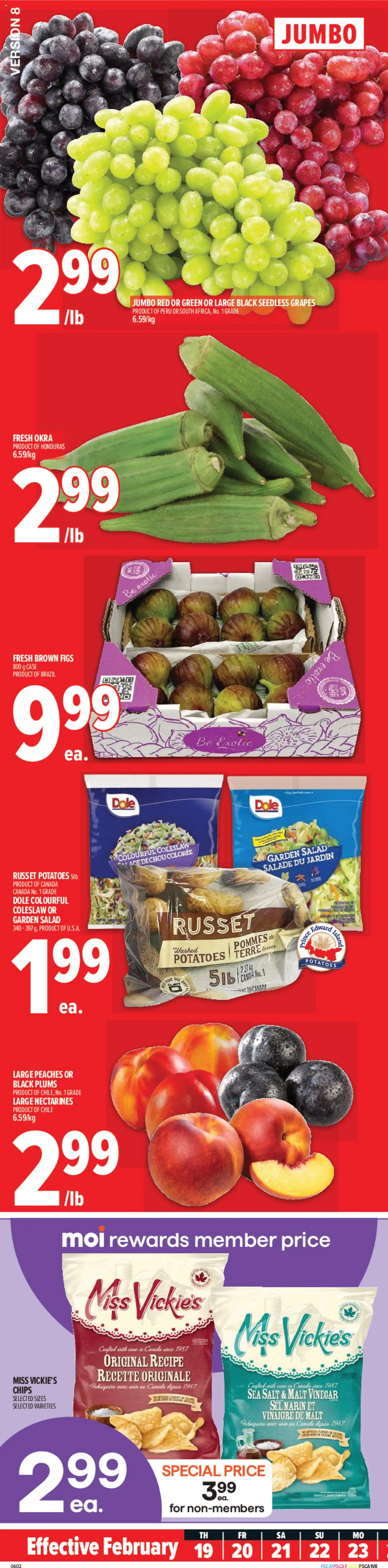 Metro flyer valid from 19.02.2026 | Page: 1 | Products: Chips, Salad, Potatoes
