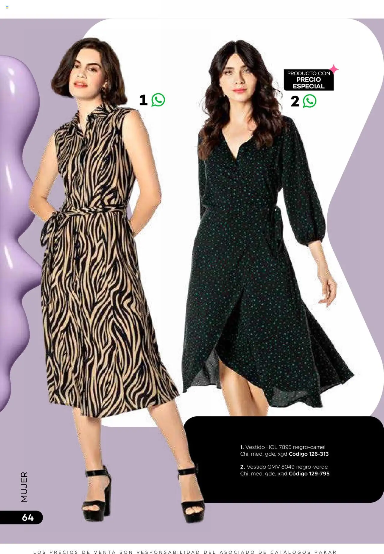 Nuevas ofertas de SC Pakar válidas en toda la República Mexicana desde el 31.01.2025. ¡Encuentra las mejores ofertas en SC Pakar catálogo Ropa! | Página: 64 | Productos: Vestido