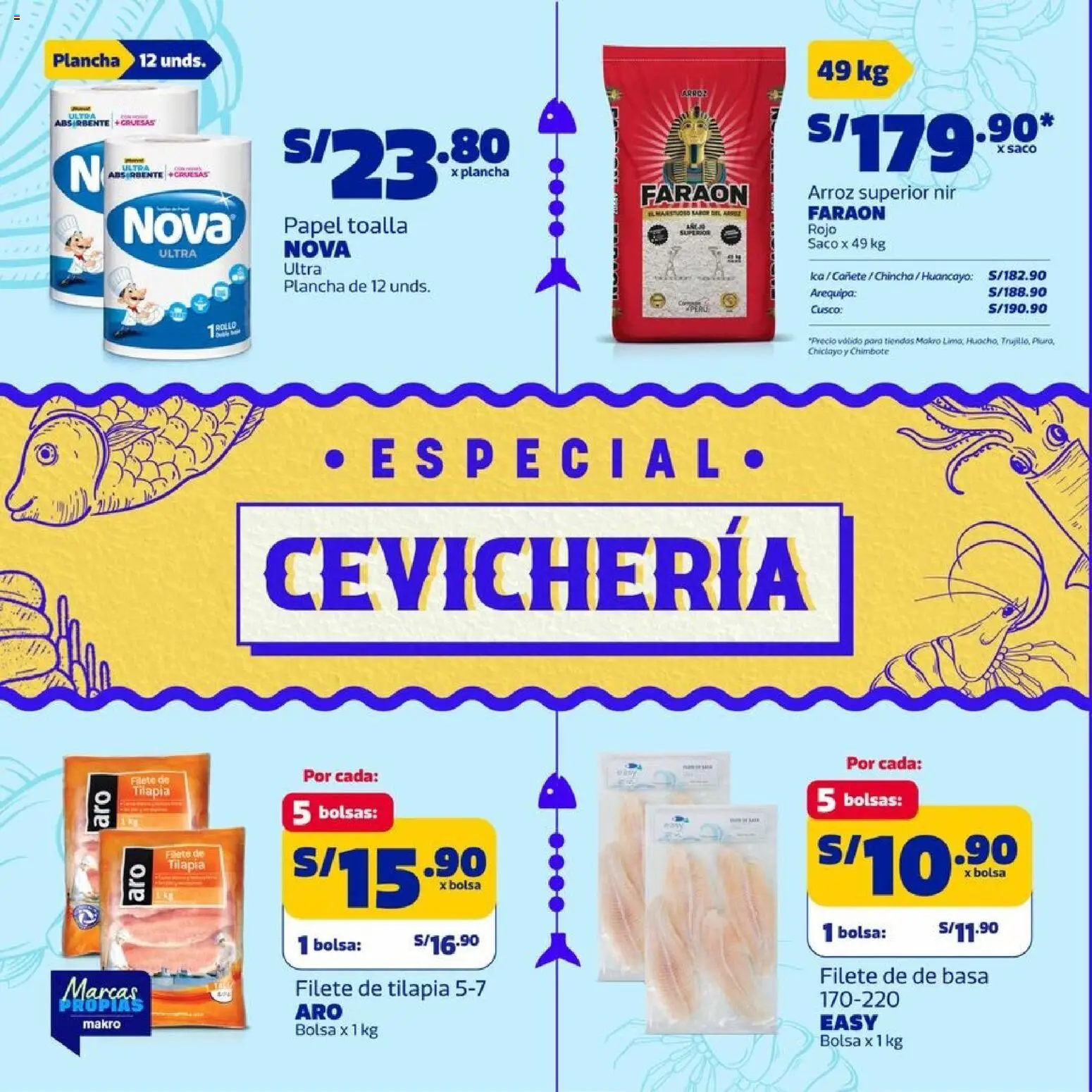 Catálogo Makro válido desde 02.01.2026 | Página: 2 | Productos: Toalla, Arroz, Saco, Bolsa