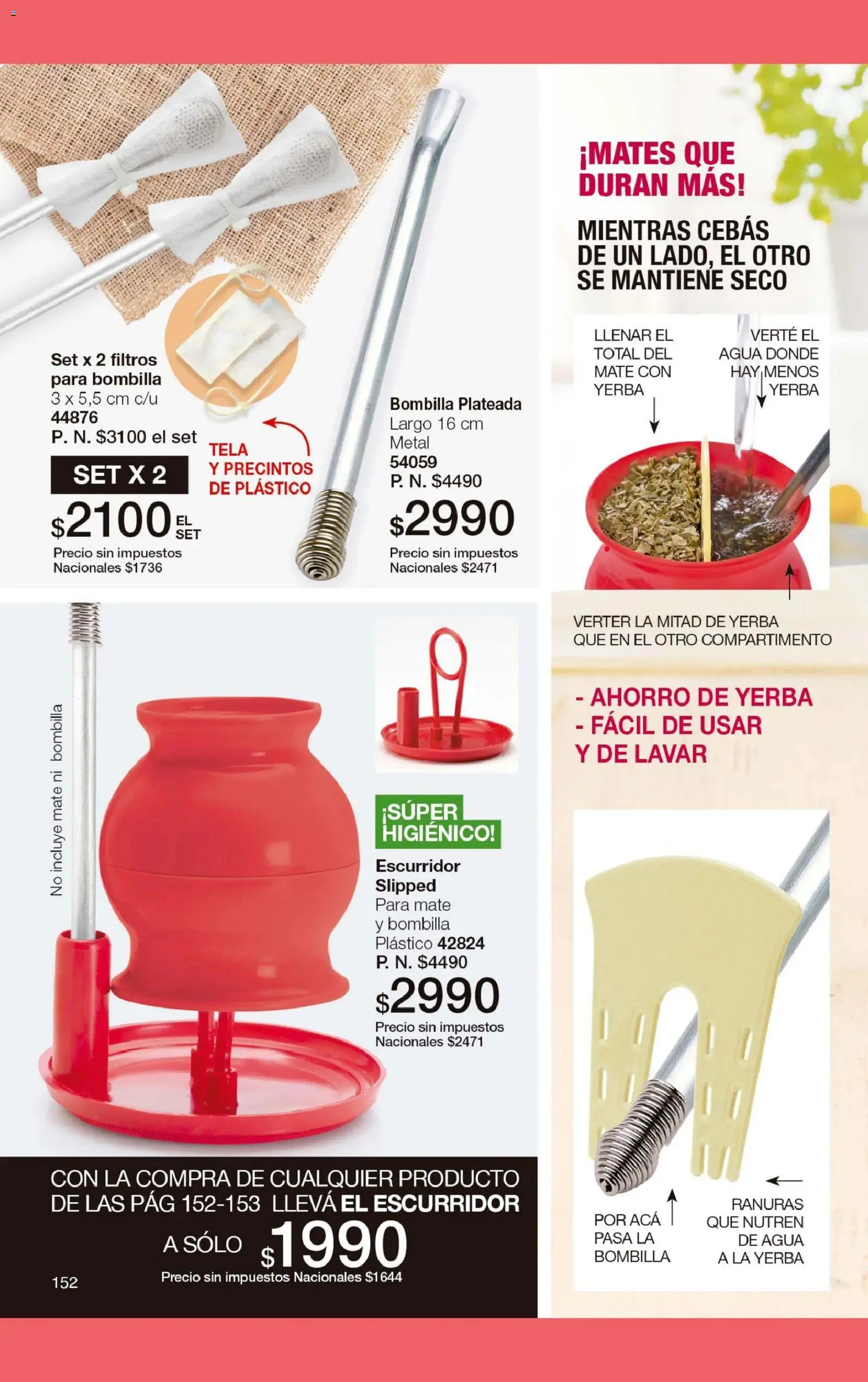 Gigot - CAMPAÑA 07 │ válido desde el 01.04.2026 | Página: 158 | Productos: Mate, Precintos, Yerba, Escurridor