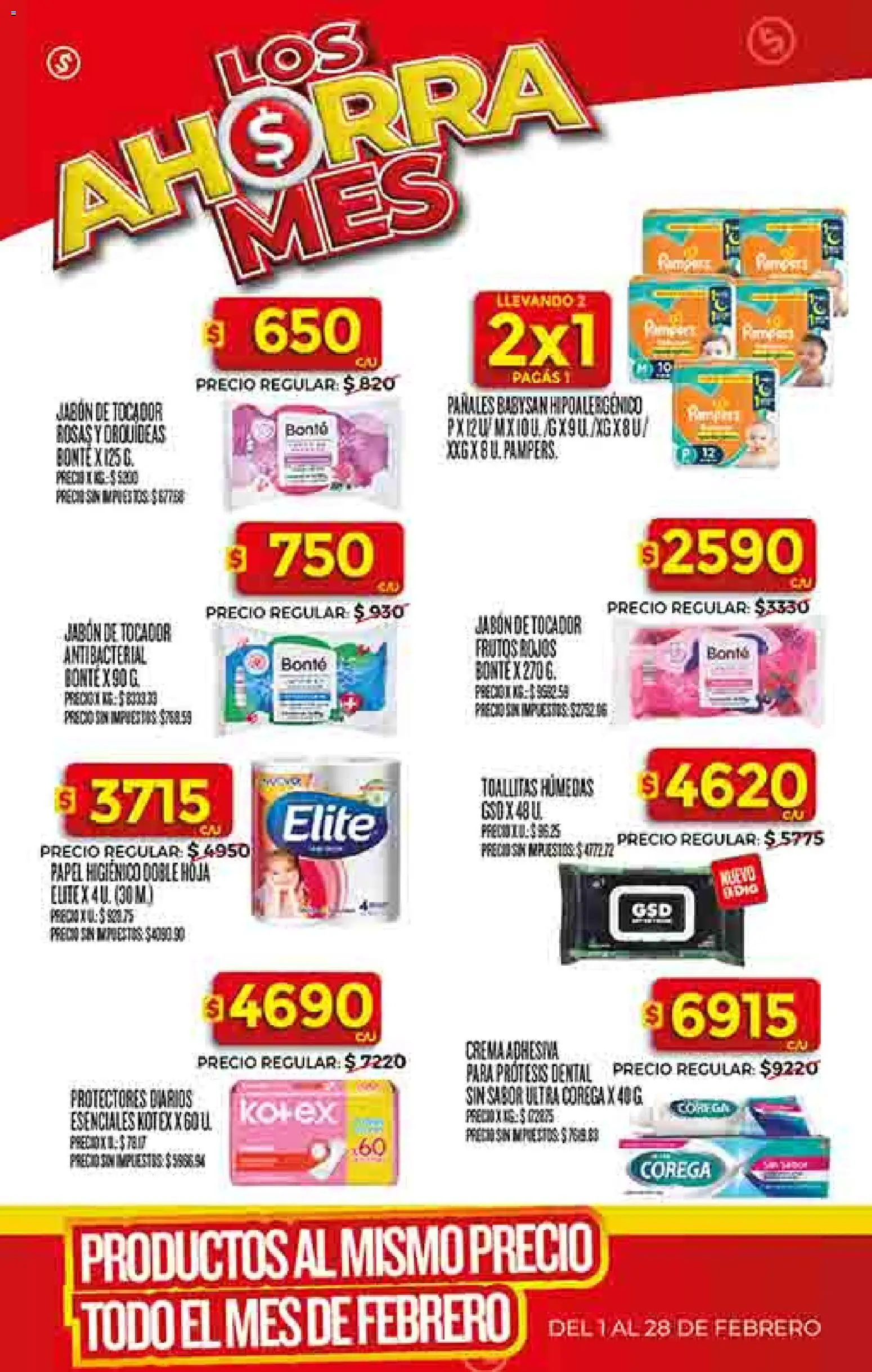 Dia - Ofertas - Salta y Jujuy │ válido desde el 18.02.2026 | Página: 48 | Productos: Toallitas húmedas, Jabón, Pañales, Protectores diarios