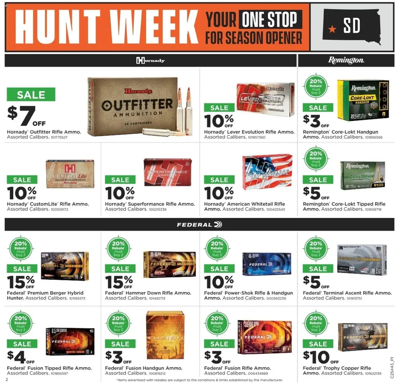 Mills Fleet Farm Hunt Week Rapid City - valid from 30.10.2025 | Page: 2 | Products: Opener, Fusion, Handgun, Rifle