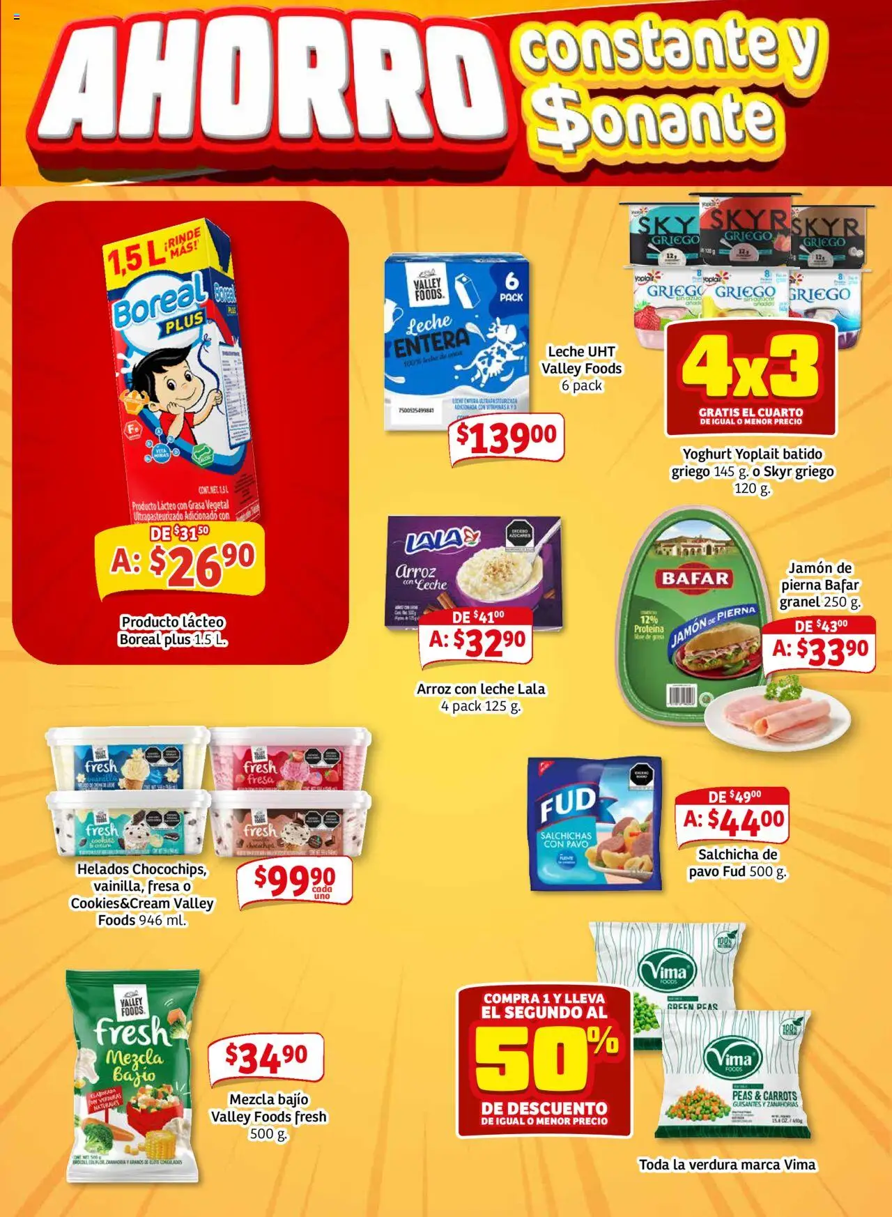 Nuevas ofertas de Soriana válidas en toda la República Mexicana desde el 28.08.2025. ¡Encuentra las mejores ofertas en Soriana - Pesito Valedor Mercado: Edo Mex, Valle De México, Gro, Hgo, Mor, Pue, Qto, Tlax, Ver! | Página: 16 | Productos: Salchicha, Leche, Jamón, Vitaminas