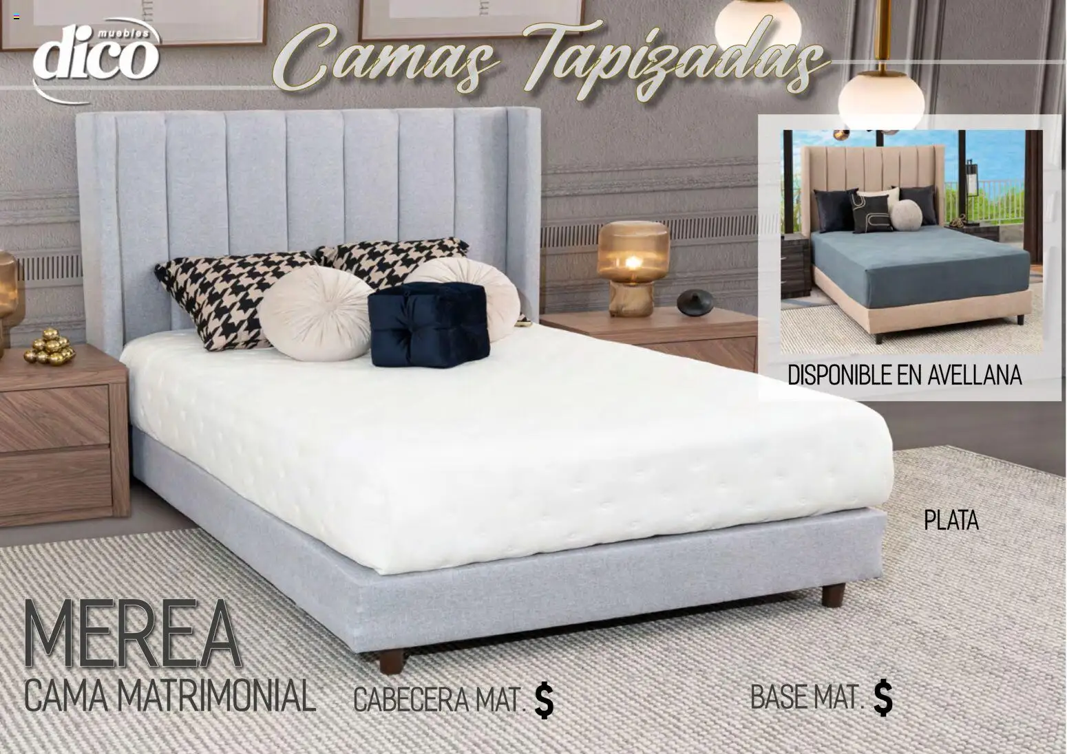 Nuevas ofertas de Muebles Dico válidas en toda la República Mexicana desde el 01.04.2026. ¡Encuentra las mejores ofertas en Muebles Dico catálogo Camas tapizadas ! | Página: 2