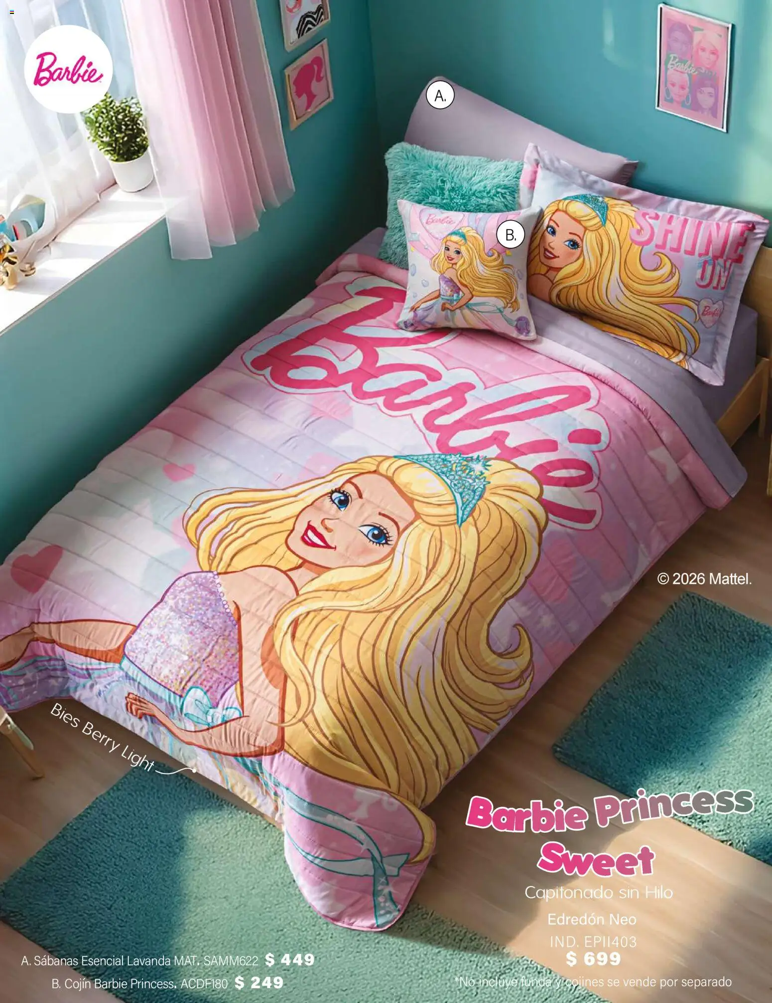 Nuevas ofertas de Colchas Concord válidas en toda la República Mexicana desde el 27.11.2025. ¡Encuentra las mejores ofertas en Colchas Concord catálogo Infantil! | Página: 26 | Productos: Funda, Sabanas