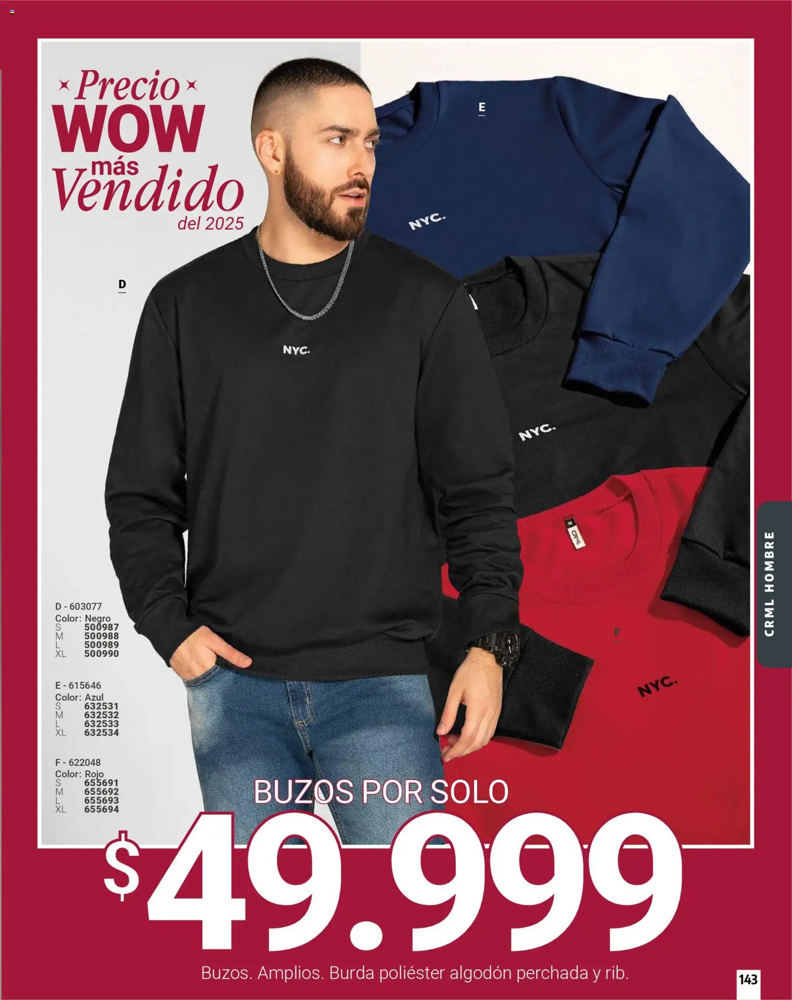 Carmel revista - valida desde el 01.01.2026 | Página: 143 | Productos: Algodón