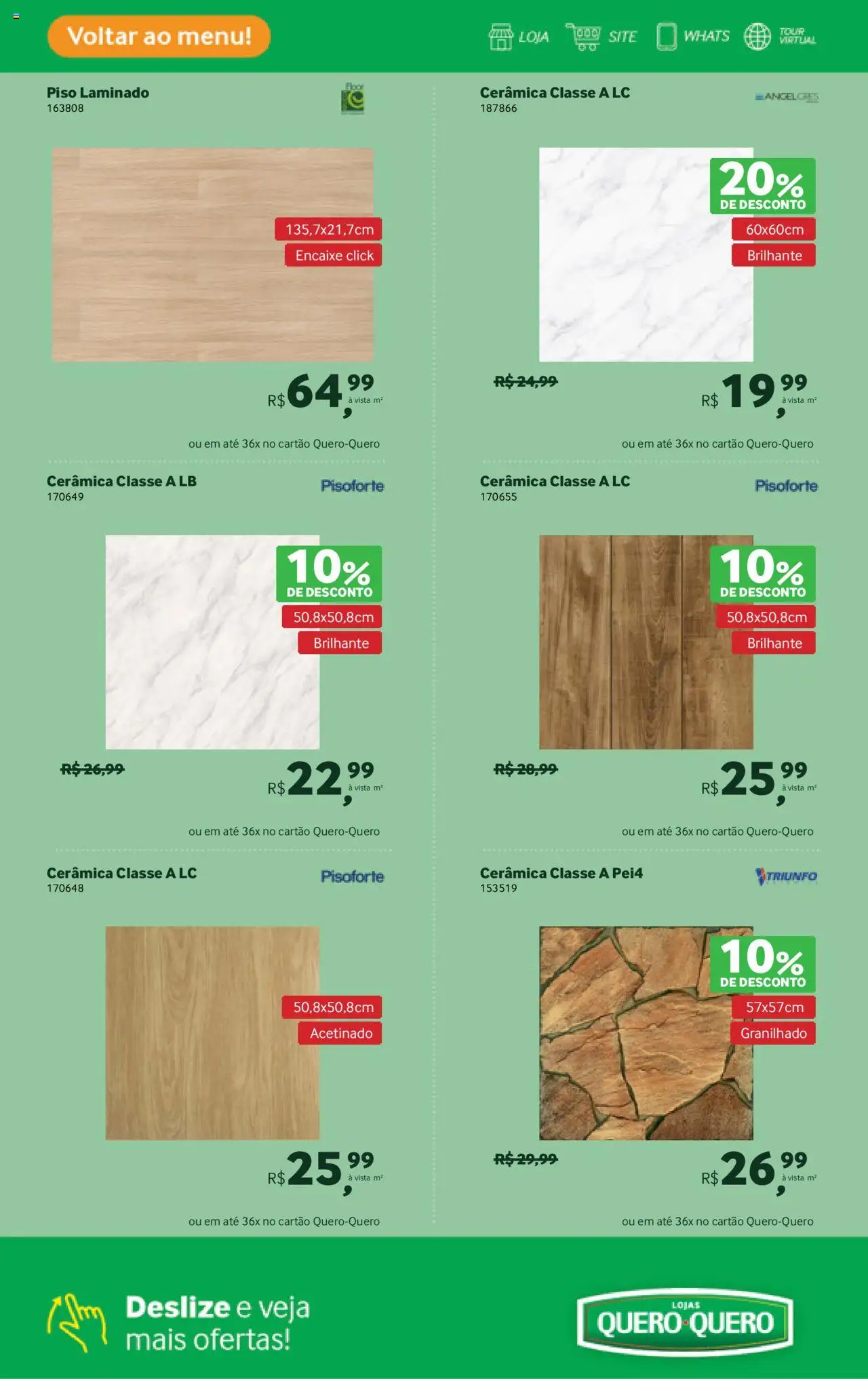 Lojas Quero-Quero Folheto - válido de 16.09.2025 | Página: 3 | Produtos: Piso, Piso laminado