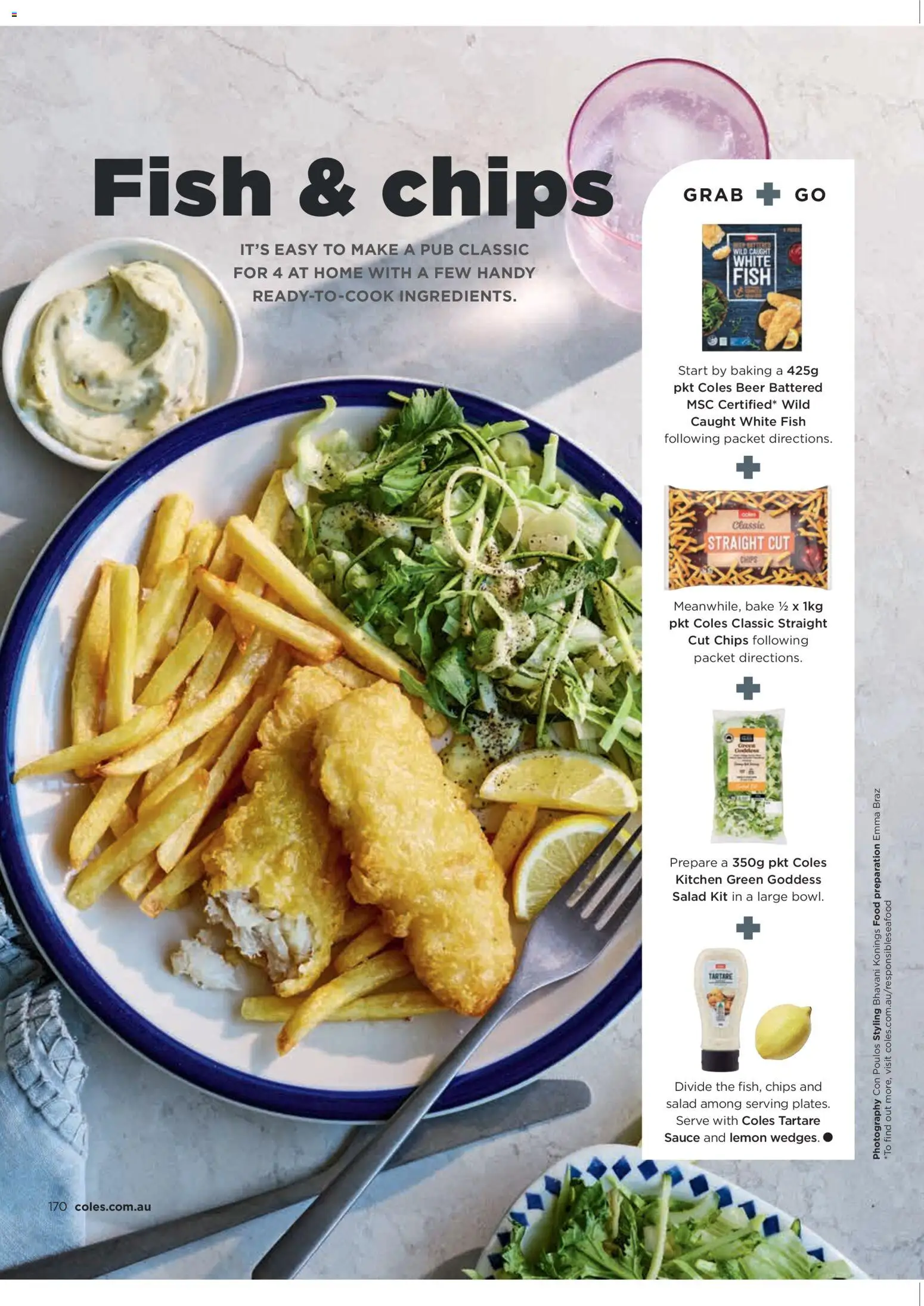 Coles catalogue - valid from 05.03.2026 | Page: 170 | Products: Beer, Fish, Sauce, Lemon