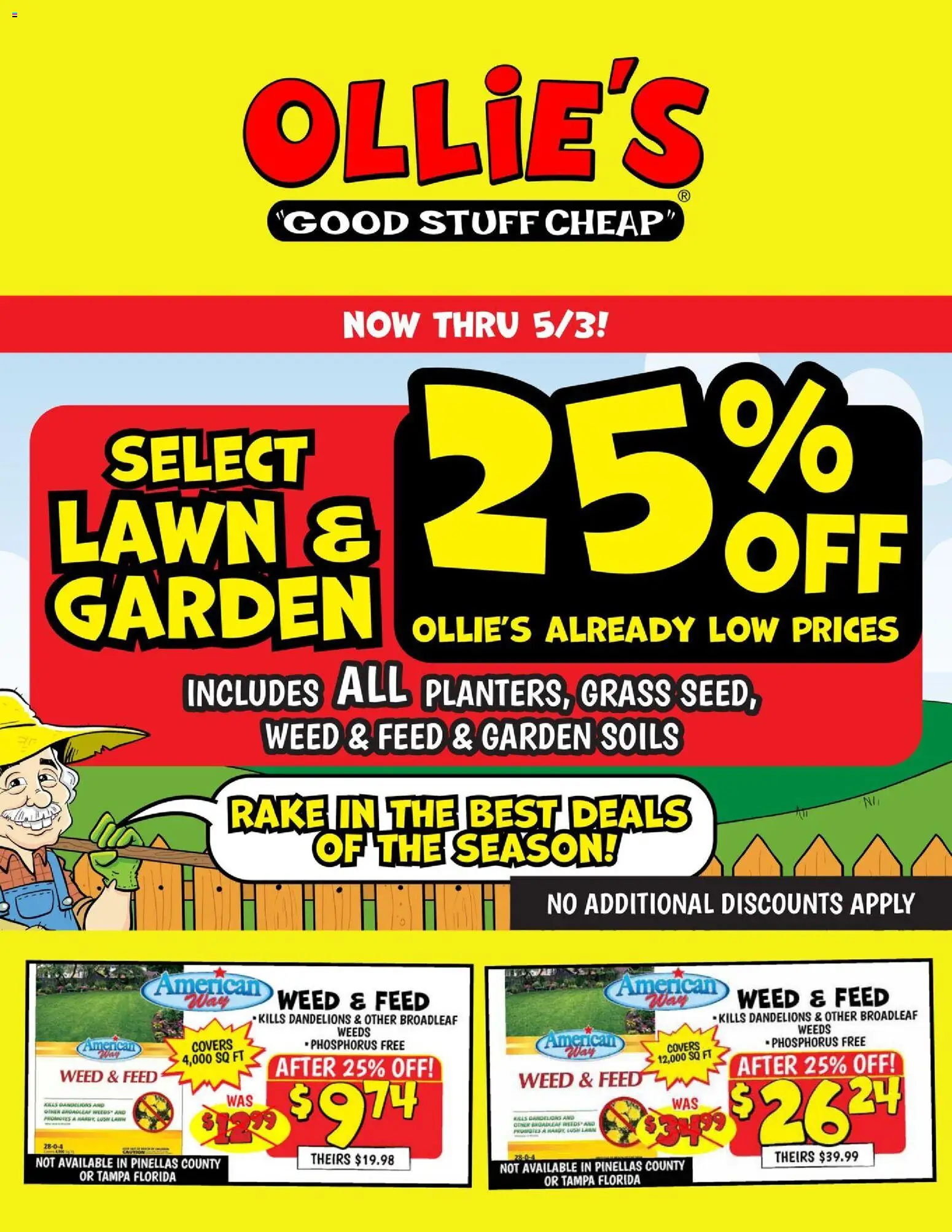 Ollie's Weekly Ad - valid from 27.04.2026 | Page: 1 | Products: Rake