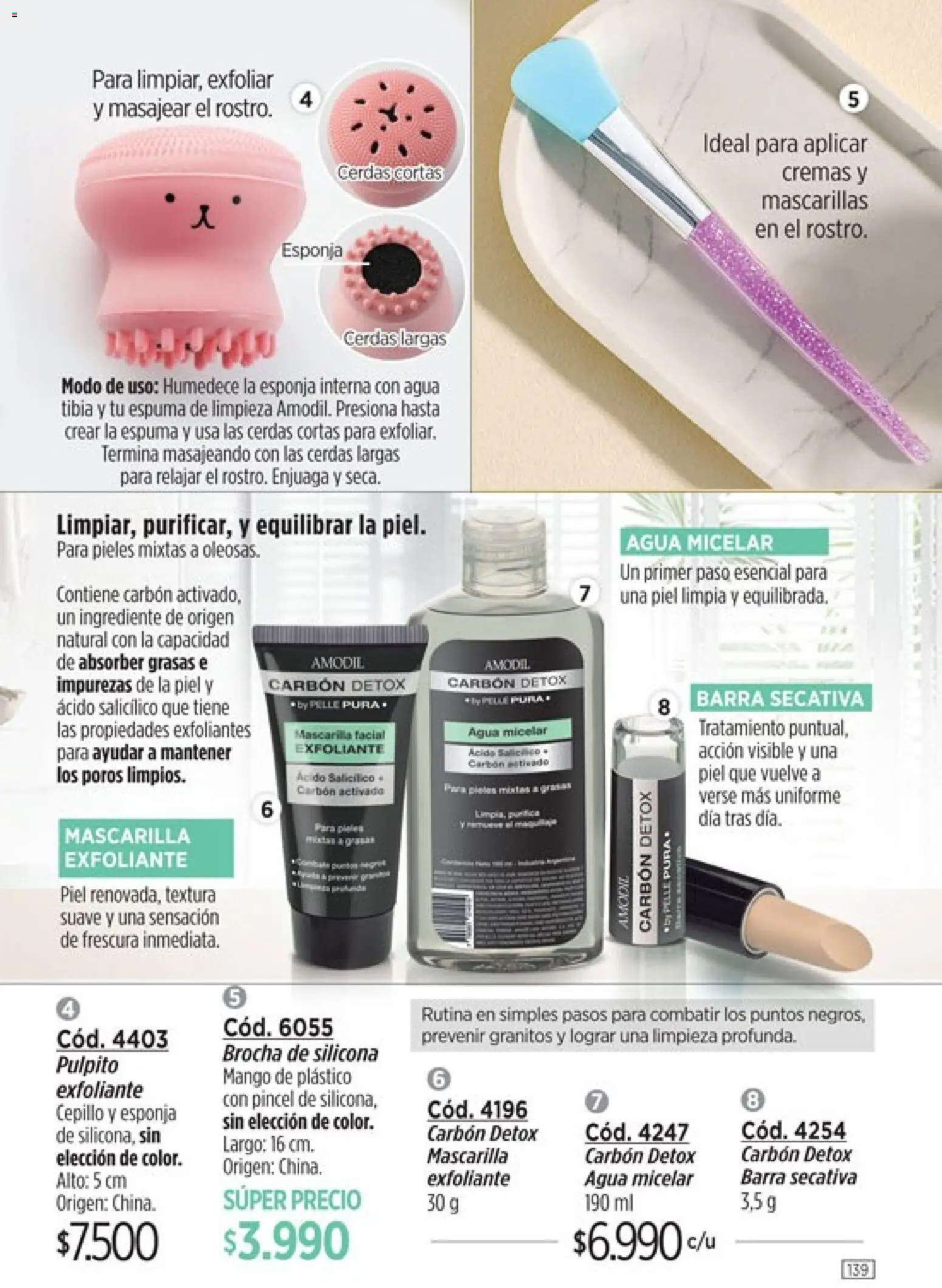 Catálogo Amodil Campaña 6 │ válido desde el 04.03.2026 | Página: 139 | Productos: Pincel, Cepillo, Agua, Espuma