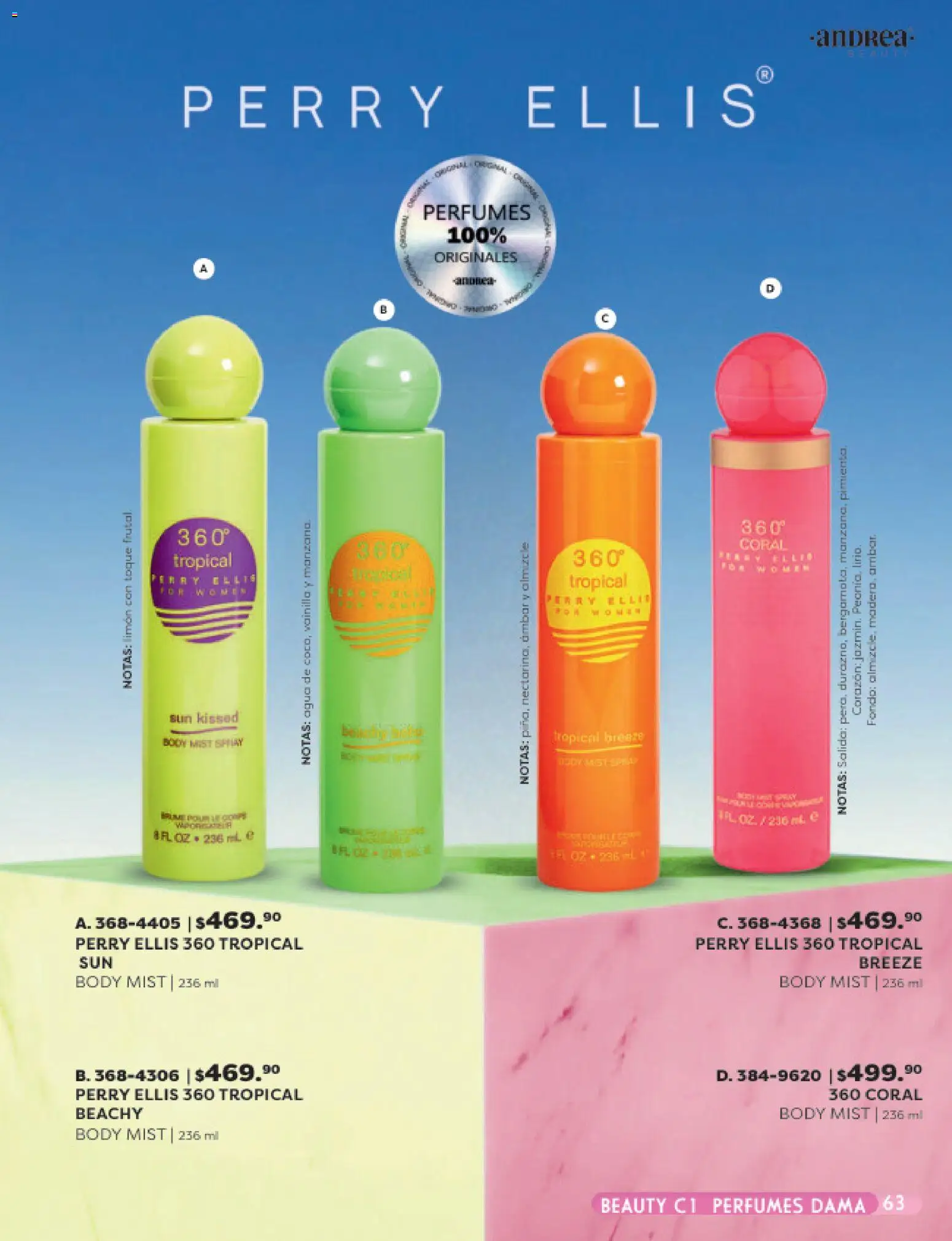 Nuevas ofertas de Andrea válidas en toda la República Mexicana desde el 25.01.2026. ¡Encuentra las mejores ofertas en Andrea catálogo Beauty! | Página: 63 | Productos: Agua, Limón, Body