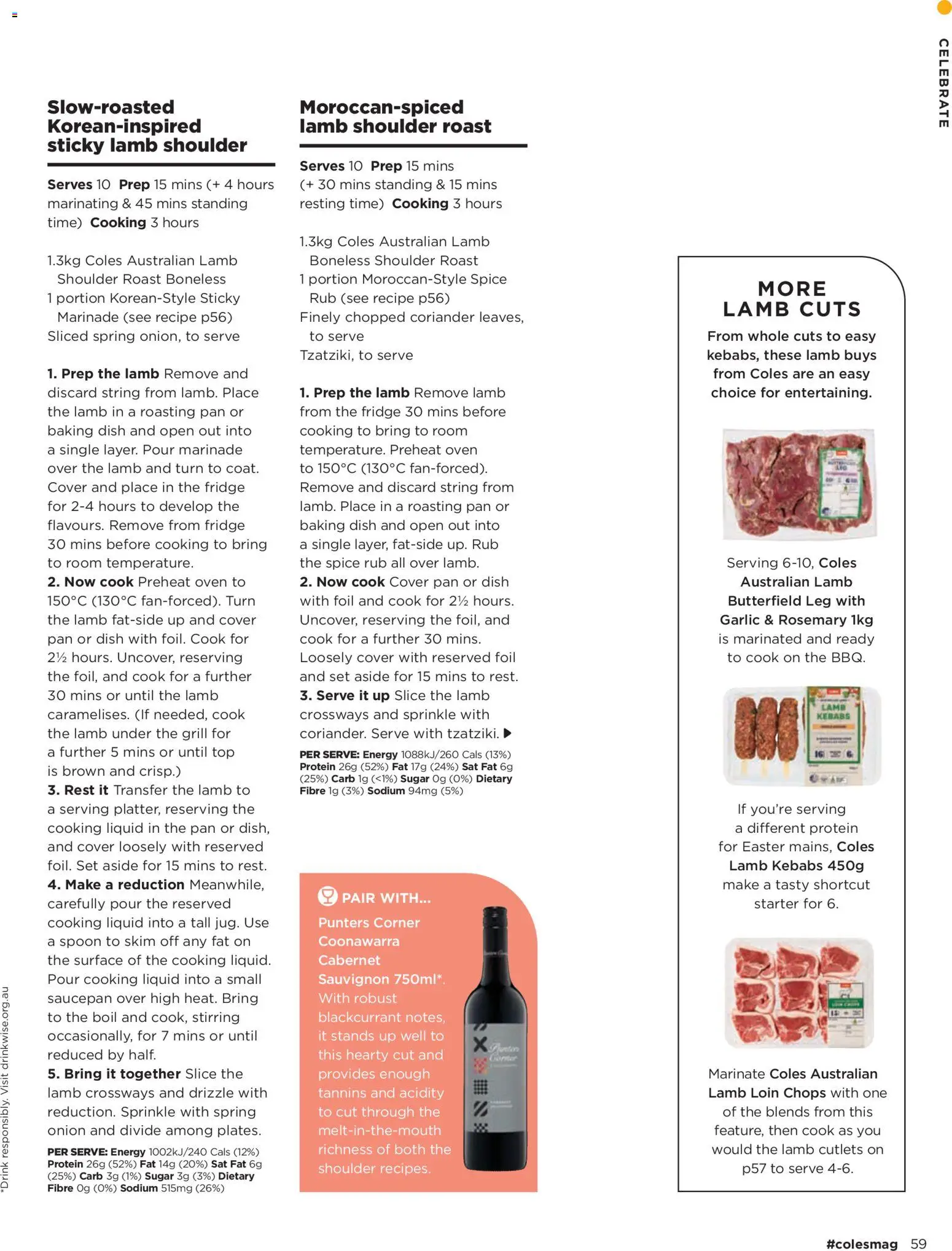 Coles catalogue - valid from 05.03.2026 | Page: 59 | Products: Lamb, Sugar, Garlic, Fridge