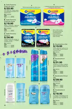 Vista previa de folleto Leonisa - Aliados Leonisa de la Leonisa válido desde 01.10.2025 | Página: 60 | Productos: Desodorante, Antitranspirante, Toalla, Té