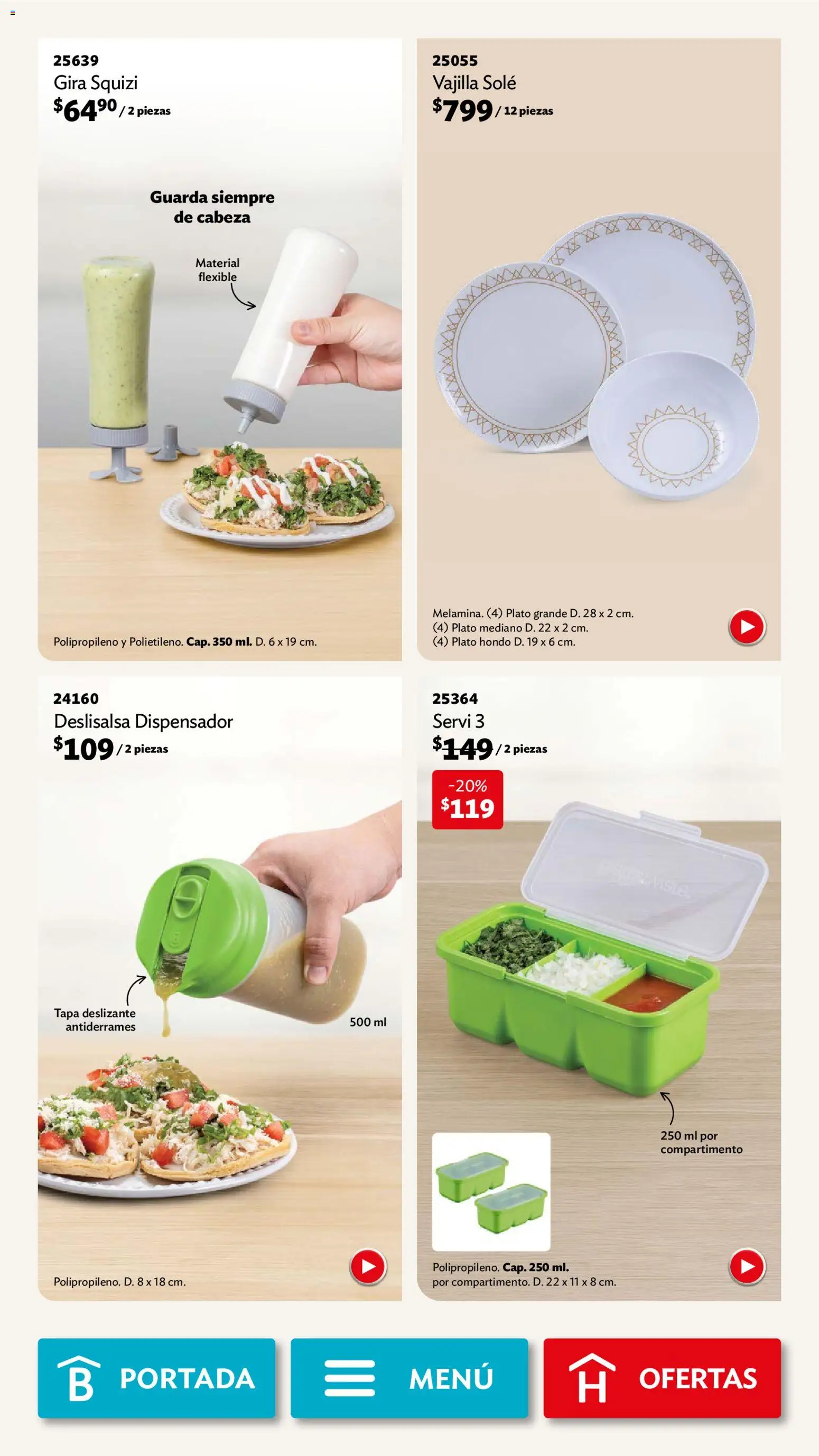 Nuevas ofertas de Betterware válidas en toda la República Mexicana desde el 04.05.2026. ¡Encuentra las mejores ofertas en Betterware campaña 5 2026! | Página: 47 | Productos: Flexible