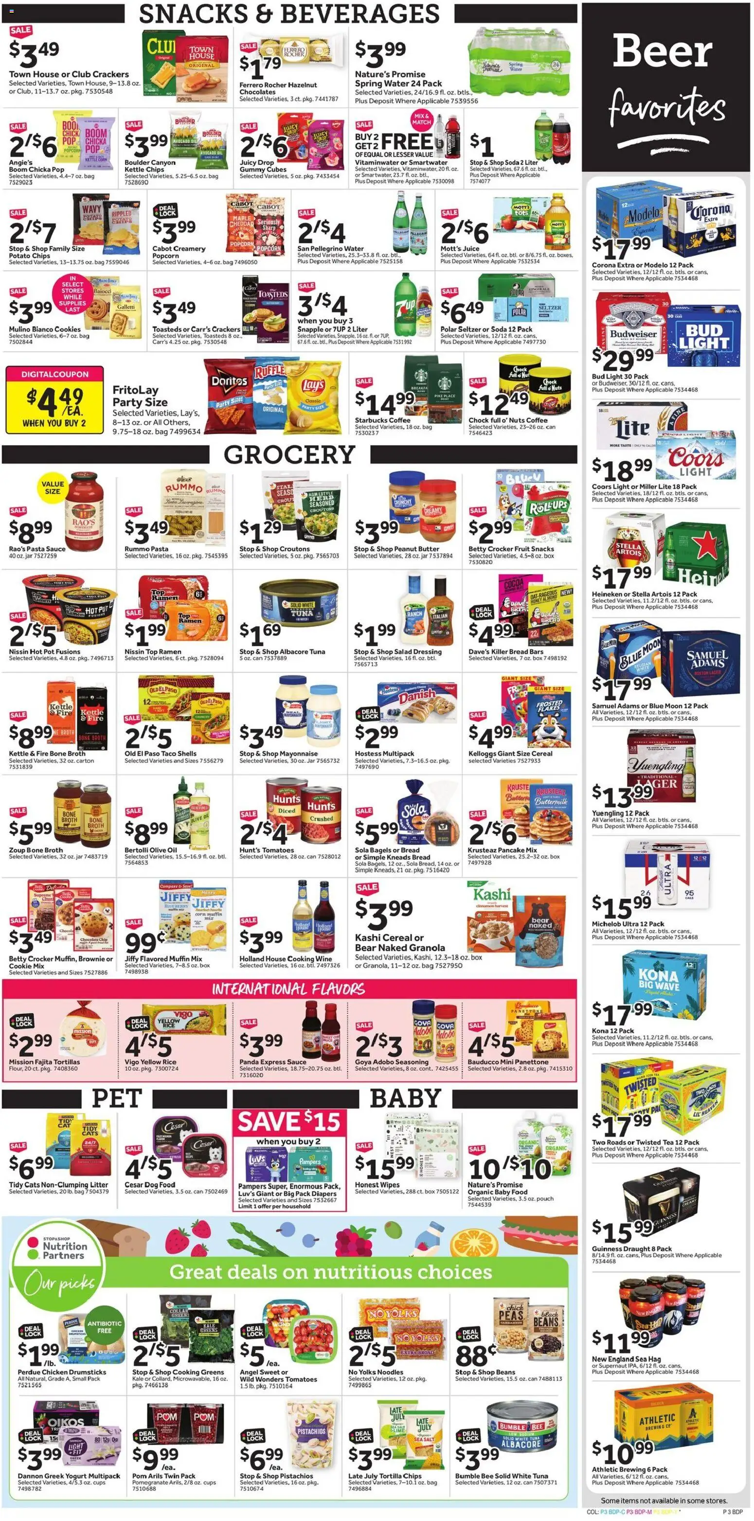 Stop & Shop Weekly Circular - CT - valid from 26.12.2025 | Page: 5 | Products: Dog Food, Rice, Mayonnaise, Chocolate Chip