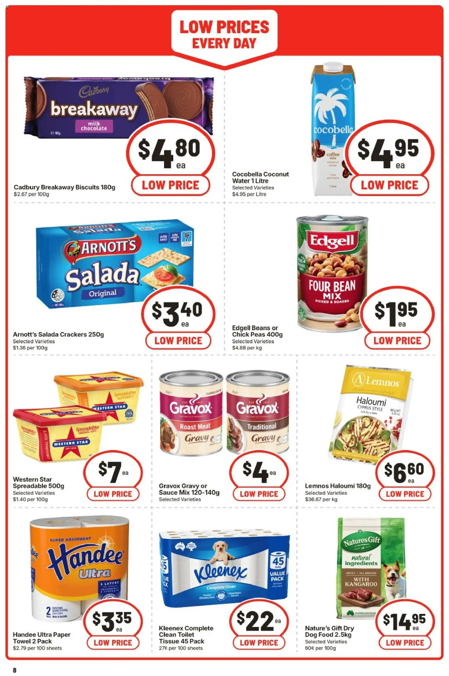 IGA catalogue - valid from 29.04.2026 | Page: 9 | Products: Crackers, Milk, Biscuits, Sauce