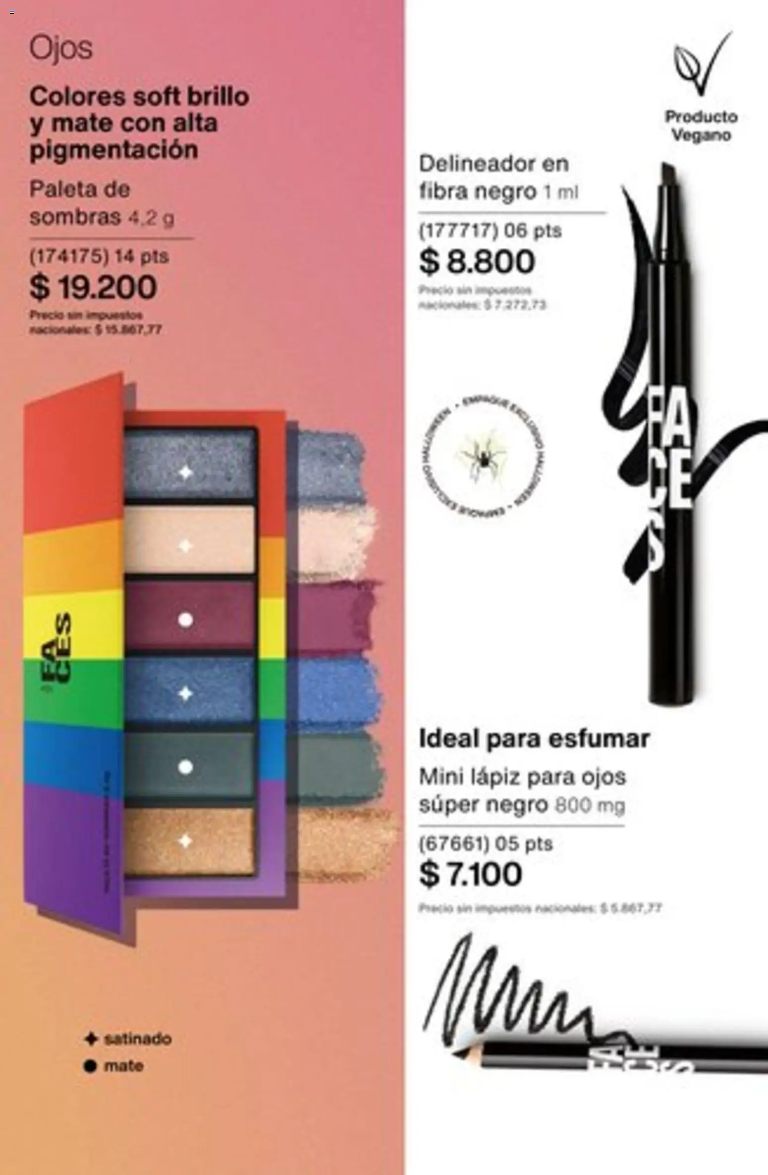 Catálogo Natura Ciclo 1/2026 │ válido desde el 04.12.2025 | Página: 134 | Productos: Mate, Delineador, Brillo, Paleta