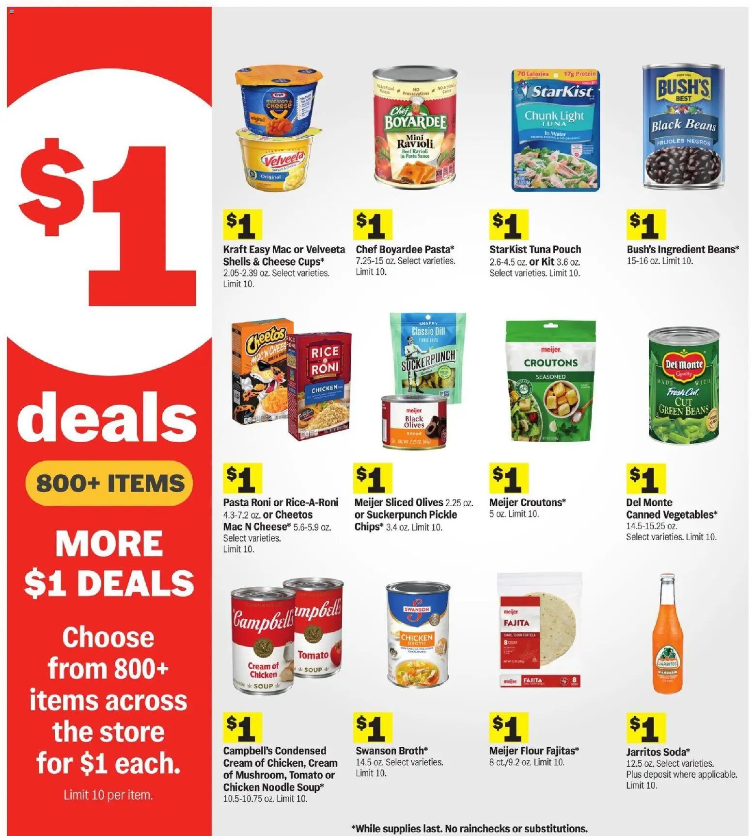 Meijer Weekly Ad - valid from 25.02.2026 | Page: 7 | Products: Cheese, Beef, Pasta, Water