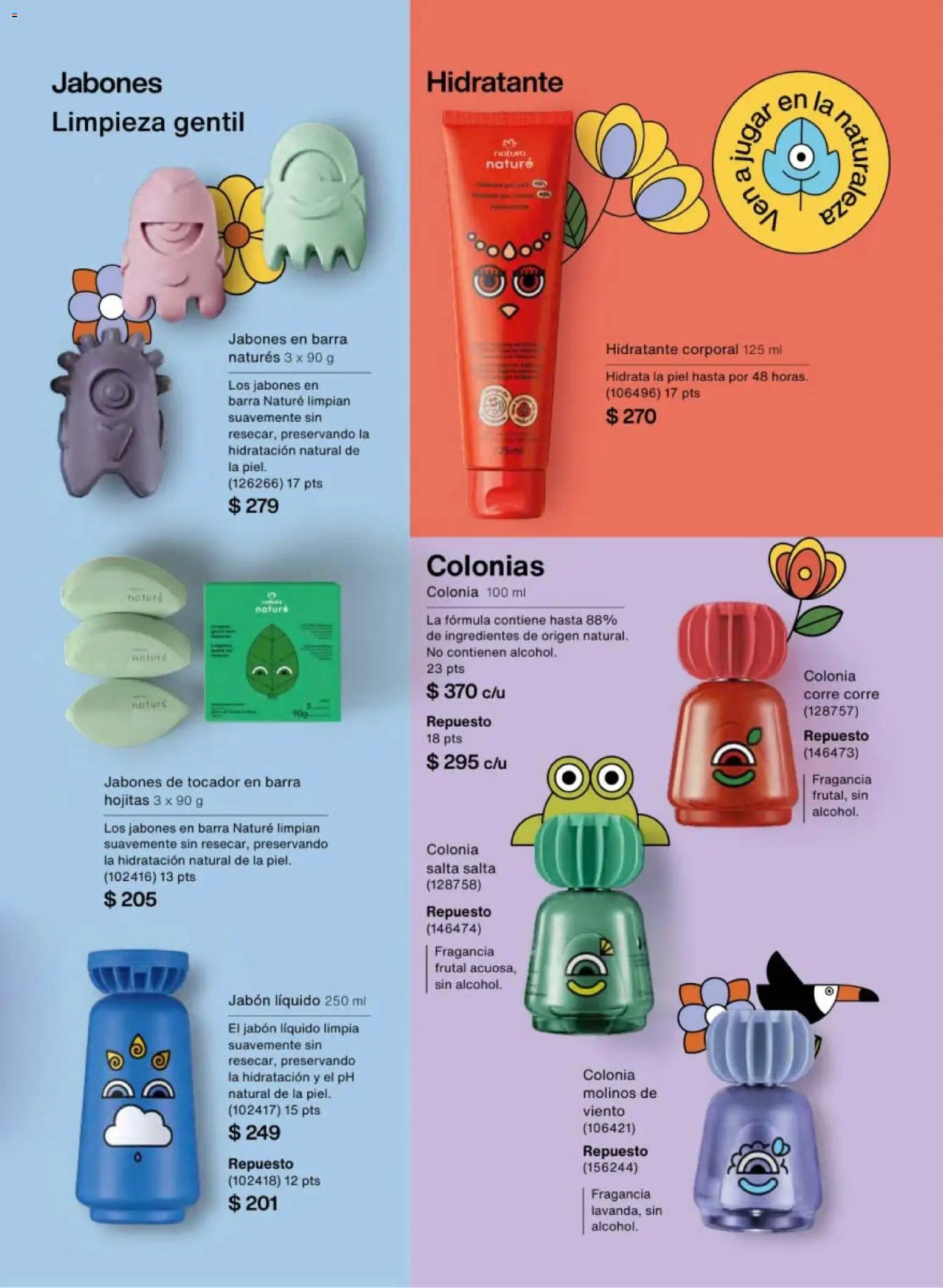 Nuevas ofertas de Natura válidas en toda la República Mexicana desde el 30.01.2026. ¡Encuentra las mejores ofertas en Natura campaña 3 2026! | Página: 154 | Productos: Jabón líquido, Barra, Fragancia, Jabón