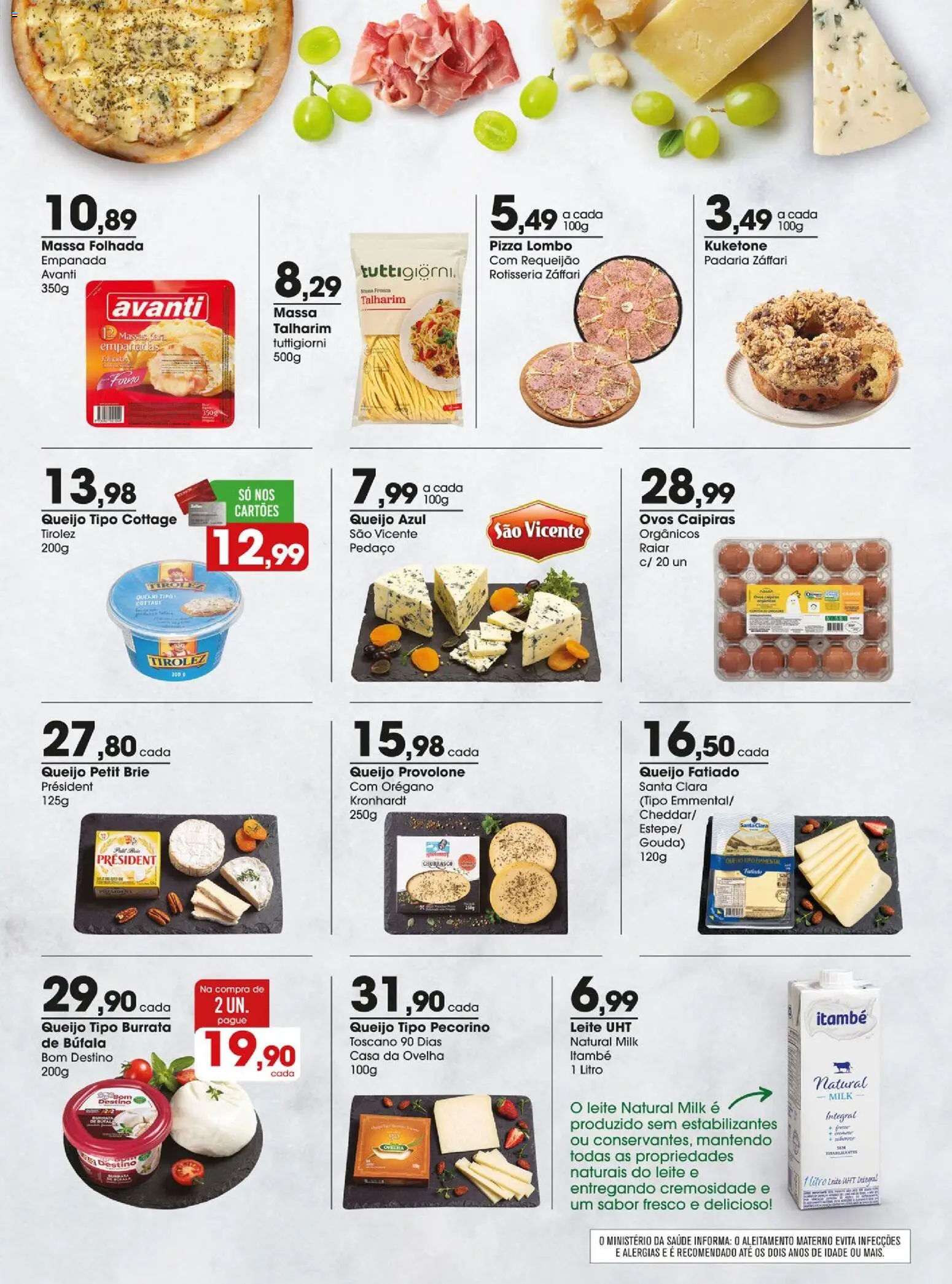 Zaffari Folheto - válido de 02.12.2025 | Página: 11 | Produtos: Talharim, Brie, Gouda, Orégano