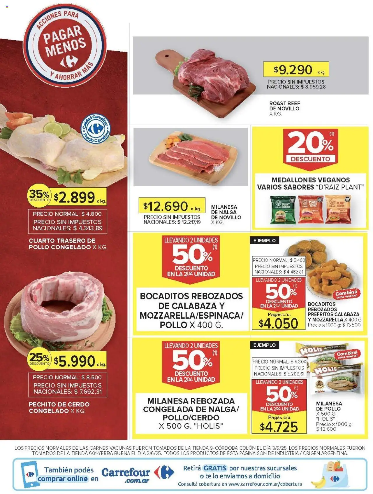 Carrefour Market catálogo - Córdoba │ válido desde el 10.06.2025 | Página: 14 | Productos: Pollo, Milanesa, Cerdo, Té