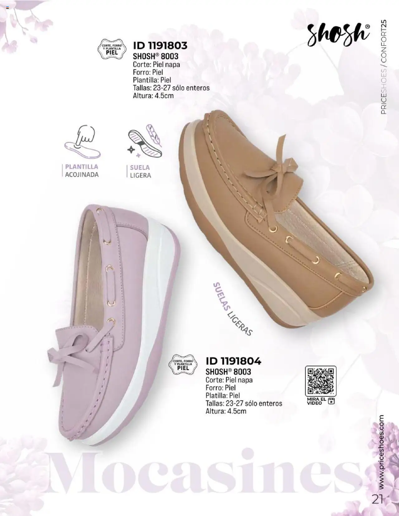 Nuevas ofertas de Price Shoes válidas en toda la República Mexicana desde el 10.02.2025. ¡Encuentra las mejores ofertas en Price Shoes catálogo Confort! | Página: 21 | Productos: Mocasines, Video