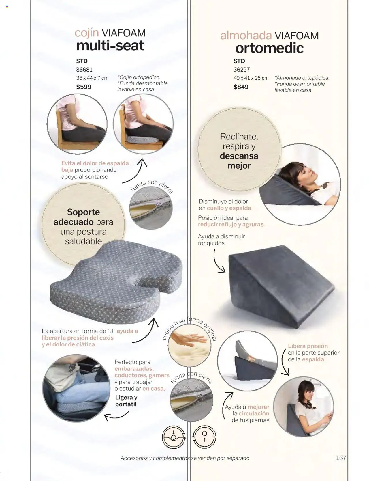 Nuevas ofertas de Vianney válidas en toda la República Mexicana desde el 24.01.2025. ¡Encuentra las mejores ofertas en Vianney catálogo Chavos! | Página: 139 | Productos: Funda, Almohada