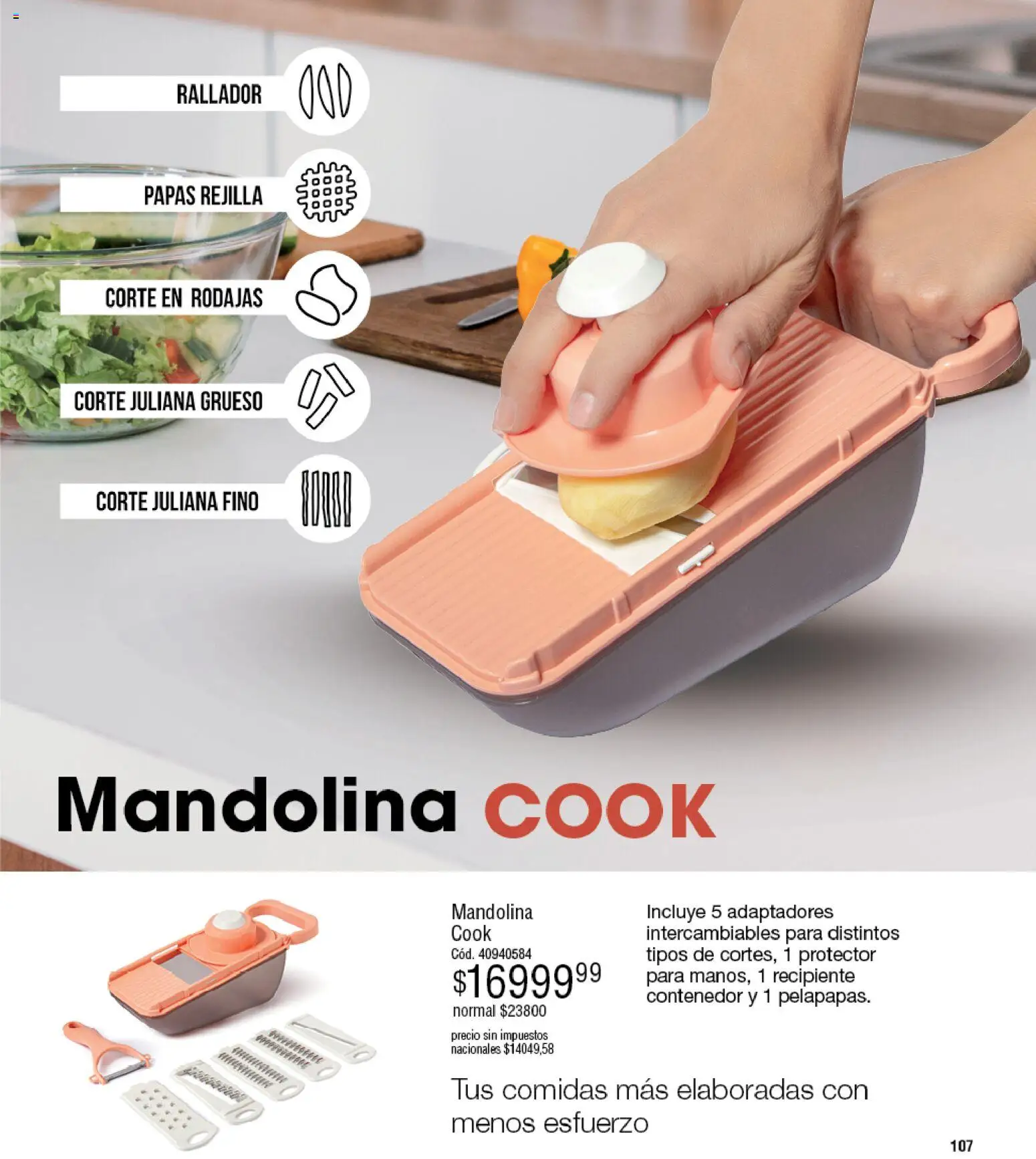 Millanel - Catálogo │ válido desde el 27.04.2026 | Página: 107 | Productos: Mandolina, Rejilla