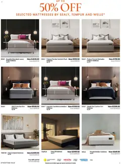 Preview of Myer Catalogue Stocktake Sale - valid from 26.12.2025 | Page: 4 | Products: Cushion, Mattress