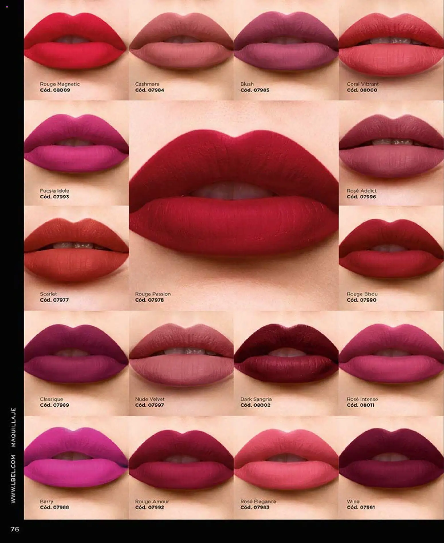 Catálogo L'Bel válido desde 04.04.2026 | Página: 76 | Productos: Maquillaje